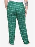 Harry Potter Slytherin Plaid Pajama Pants Plus Size, MULTI, alternate