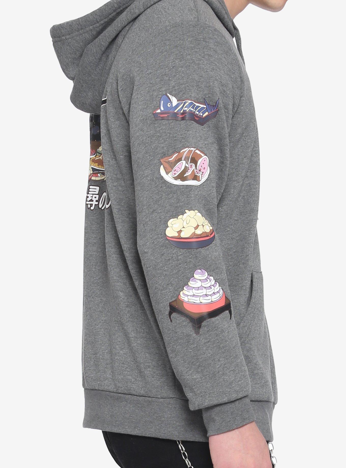 Studio Ghibli Spirited Away No-Face Food Hoodie, MULTI, alternate