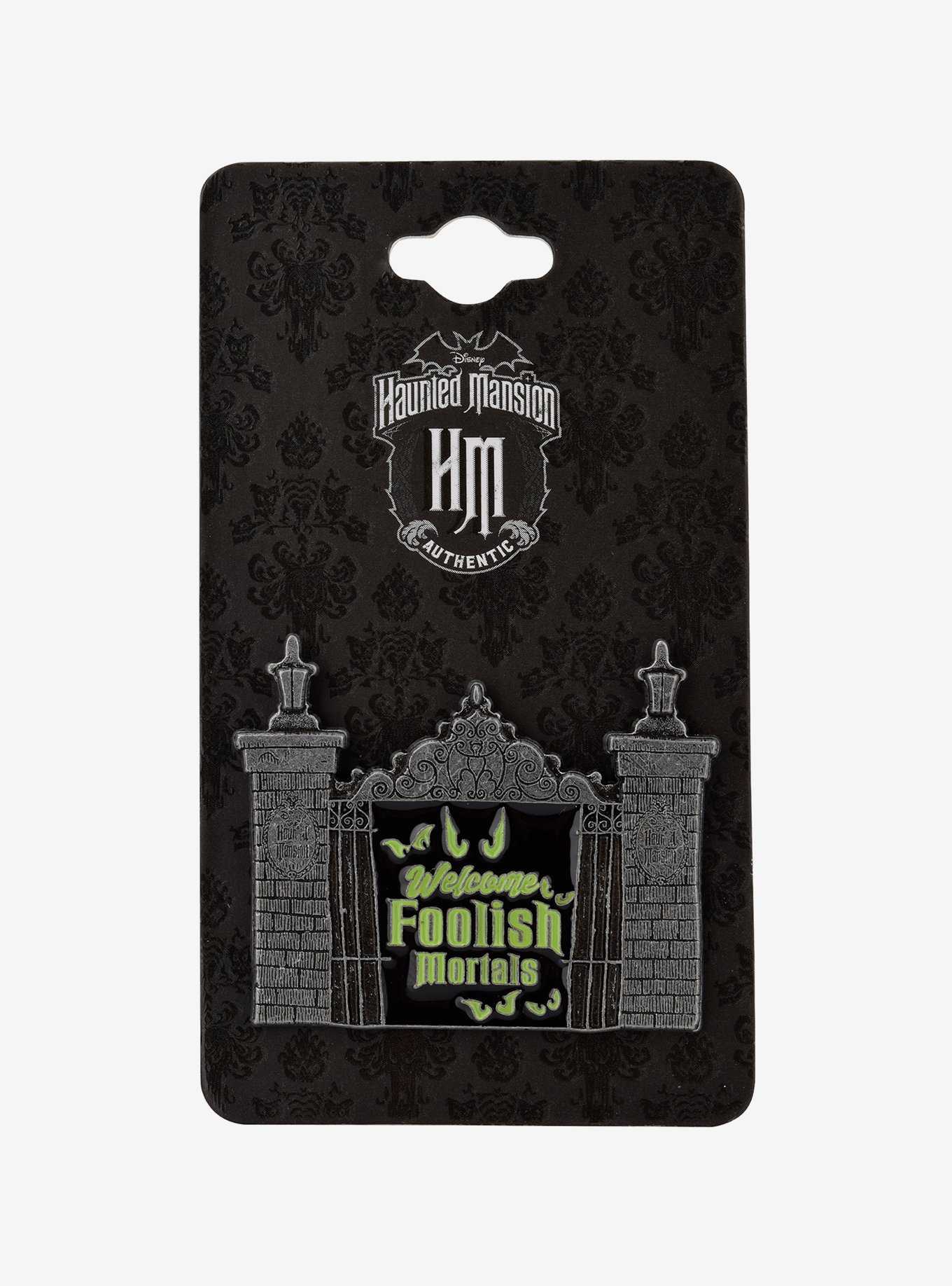 Disney Haunted Mansion Front Gate Enamel Pin - BoxLunch Exclusive, , hi-res