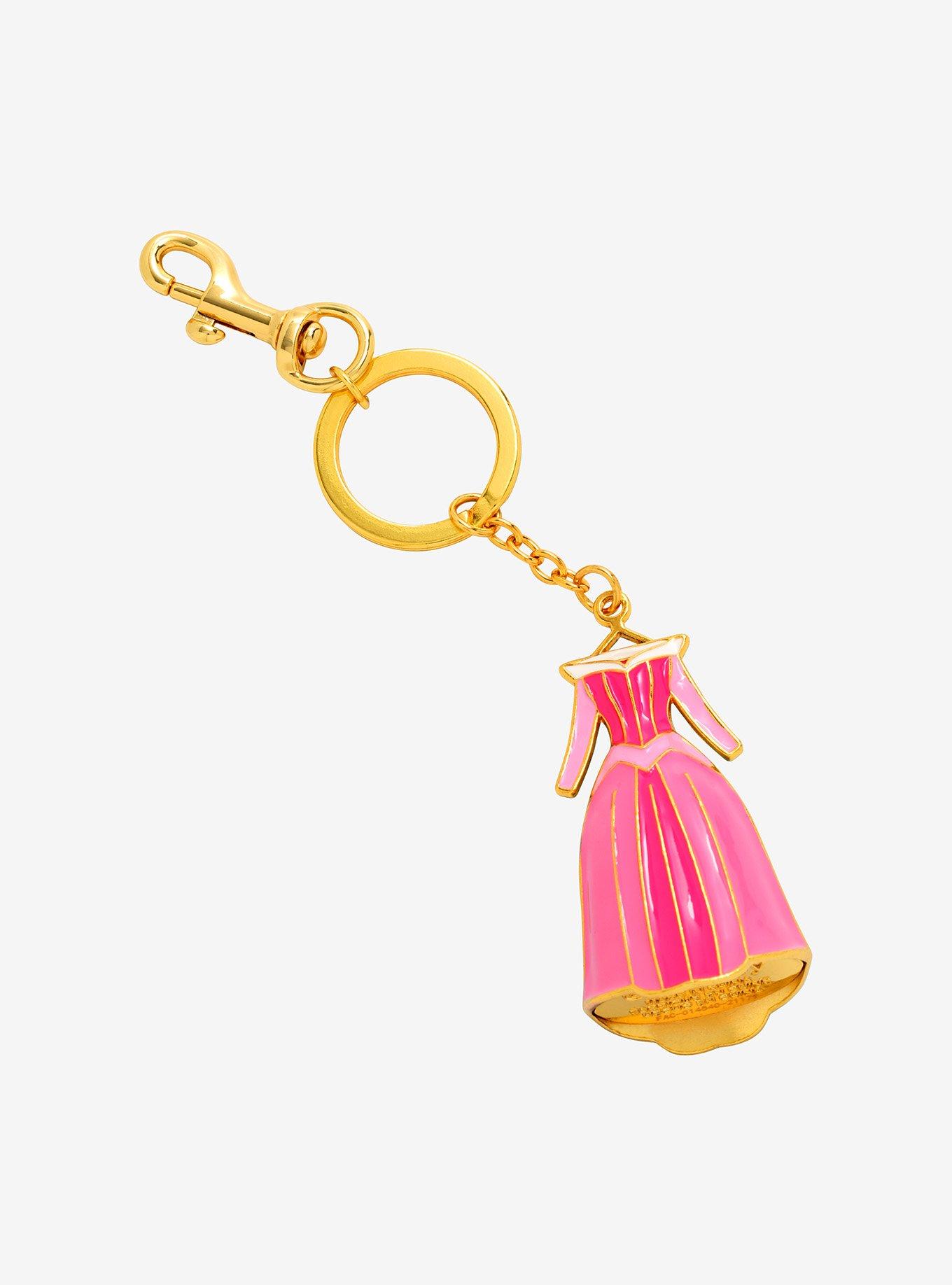 Loungefly Disney Sleeping Beauty Aurora's Dresses Double Sided 3D Keychain - BoxLunch Exclusive, , alternate
