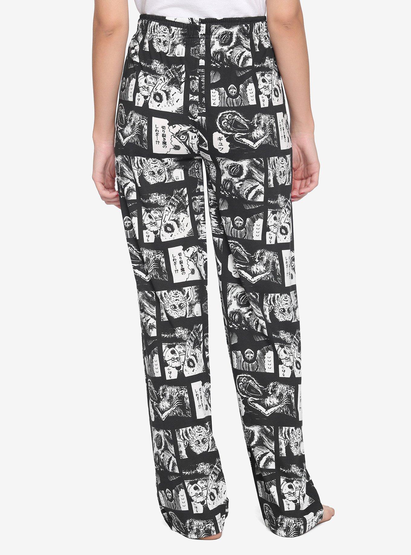 Junji Ito Panel Pajama Pants, MULTI, alternate