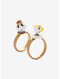 Disney Beauty and the Beast Mrs. Potts and Chip Adjustable Ring Set - BoxLunch Exclusive, , alternate