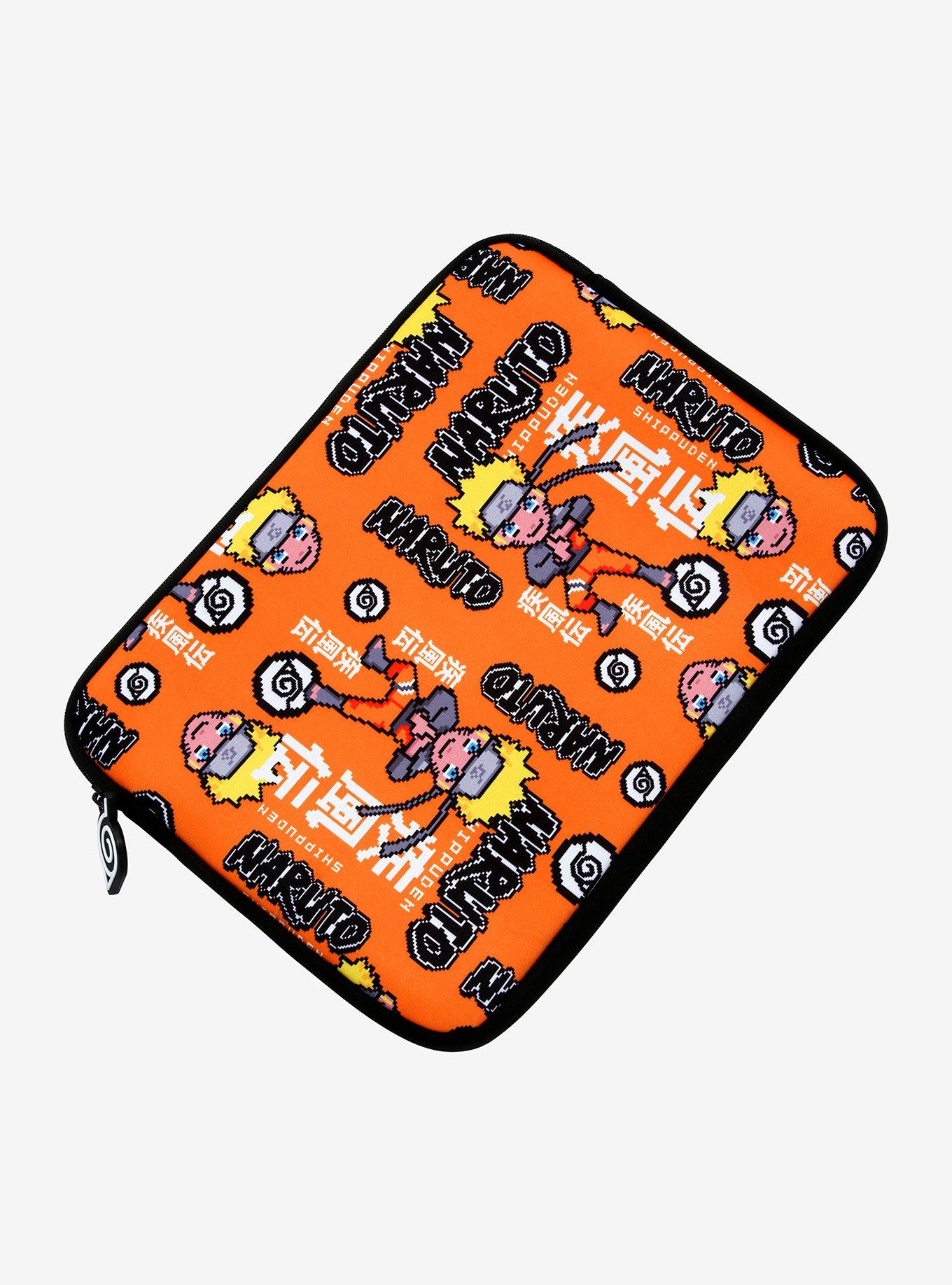 Naruto Shippuden Naruto 8-Bit Sprite Laptop Sleeve, , alternate