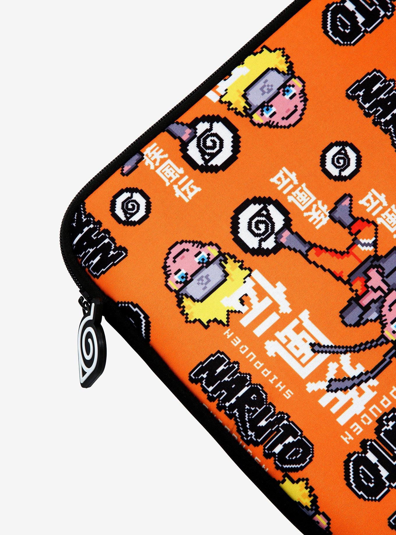 Naruto Shippuden Naruto 8-Bit Sprite Laptop Sleeve, , alternate