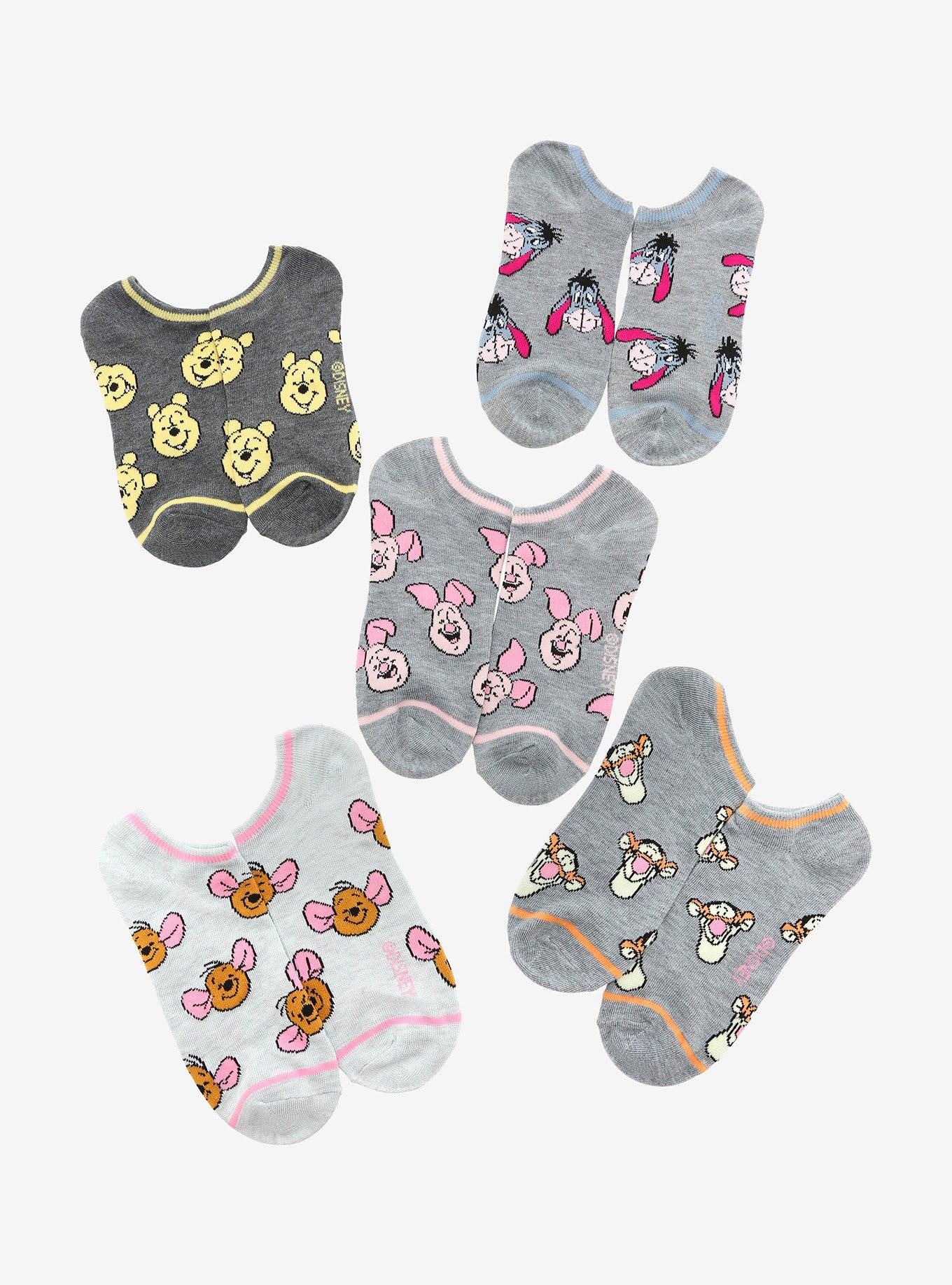 Disney Winnie the Pooh Character Sock Set, , alternate