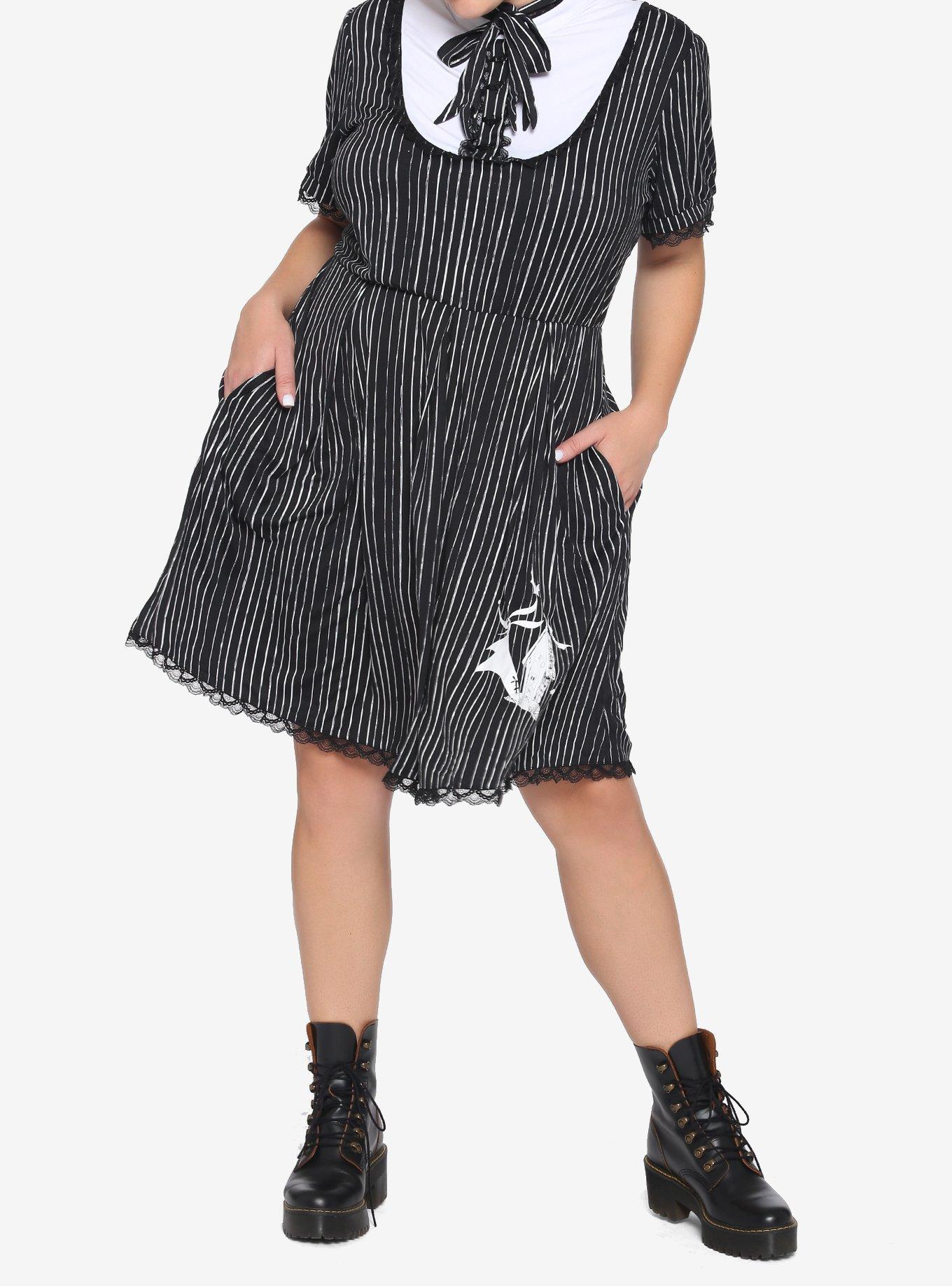 The Nightmare Before Christmas Jack Skellington Dress Plus Size, MULTI, alternate