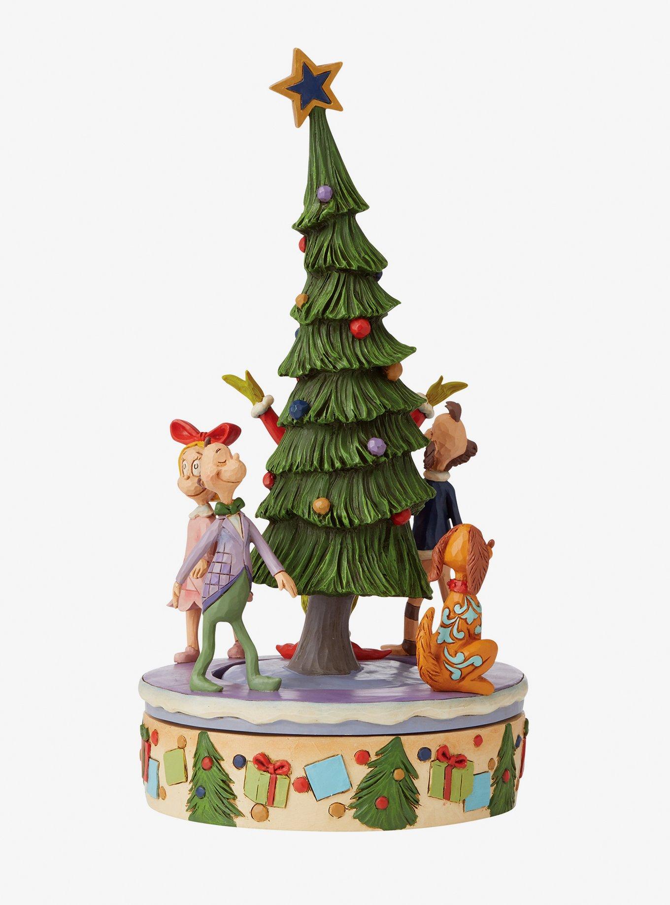Dr. Seuss How the Grinch Stole Christmas The Grinch with Tree Rotating Figure, , alternate