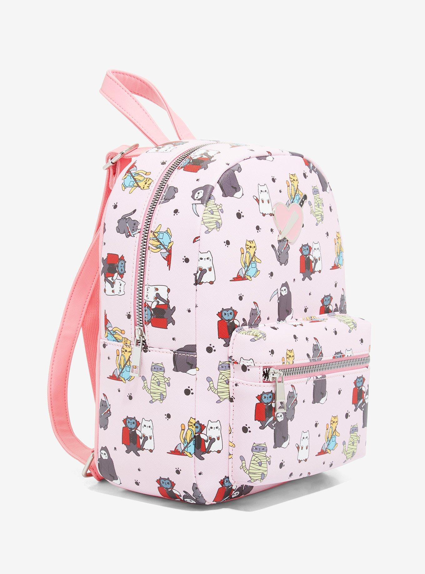 Pink Costumed Cats Mini Backpack, , alternate