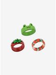 Strawberry Frog Ring Set, , alternate
