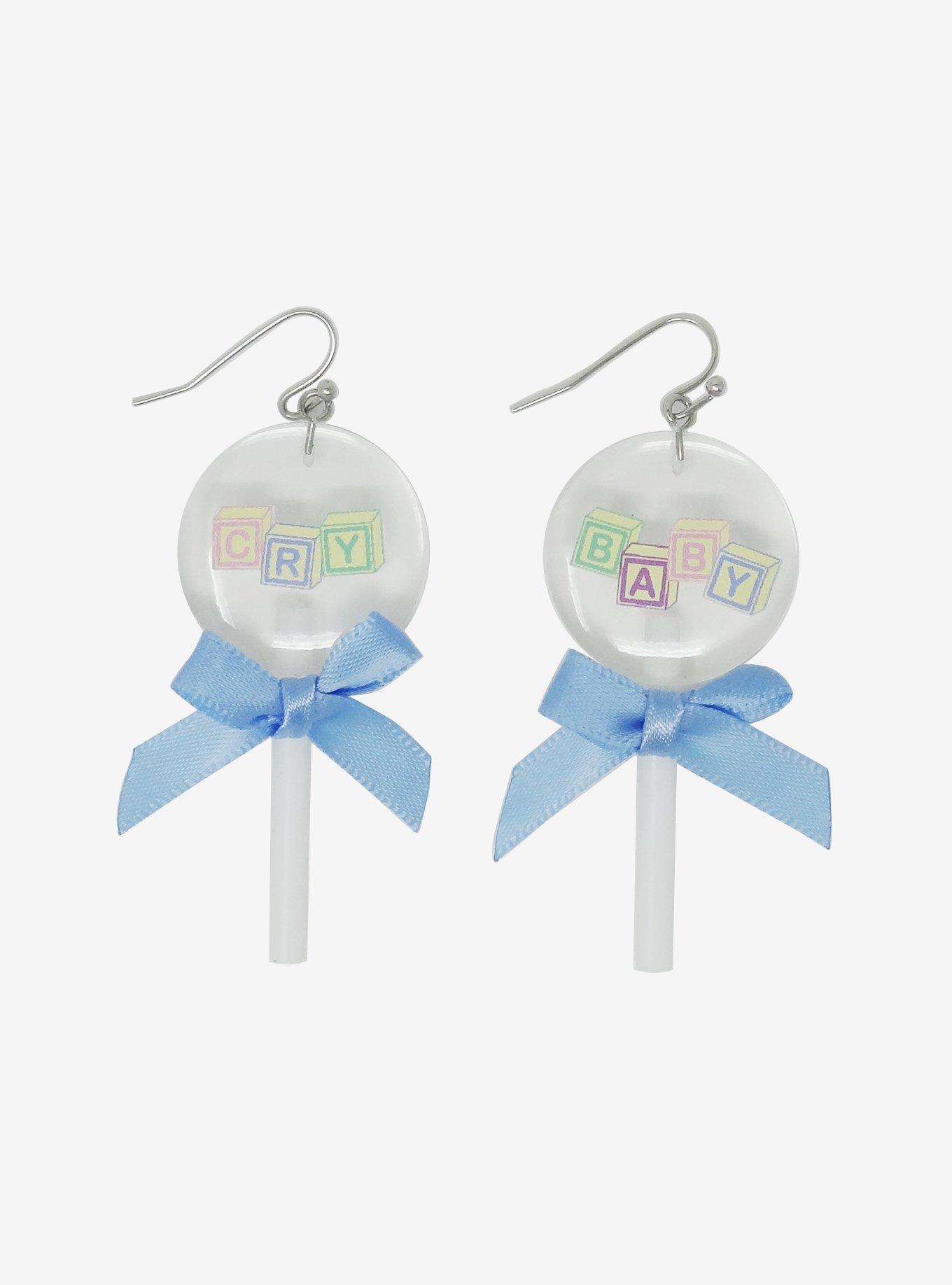 Crybaby Lollipop Drop Earrings, , alternate