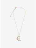 Sakura Moon Crystal Pendant Necklace, , alternate