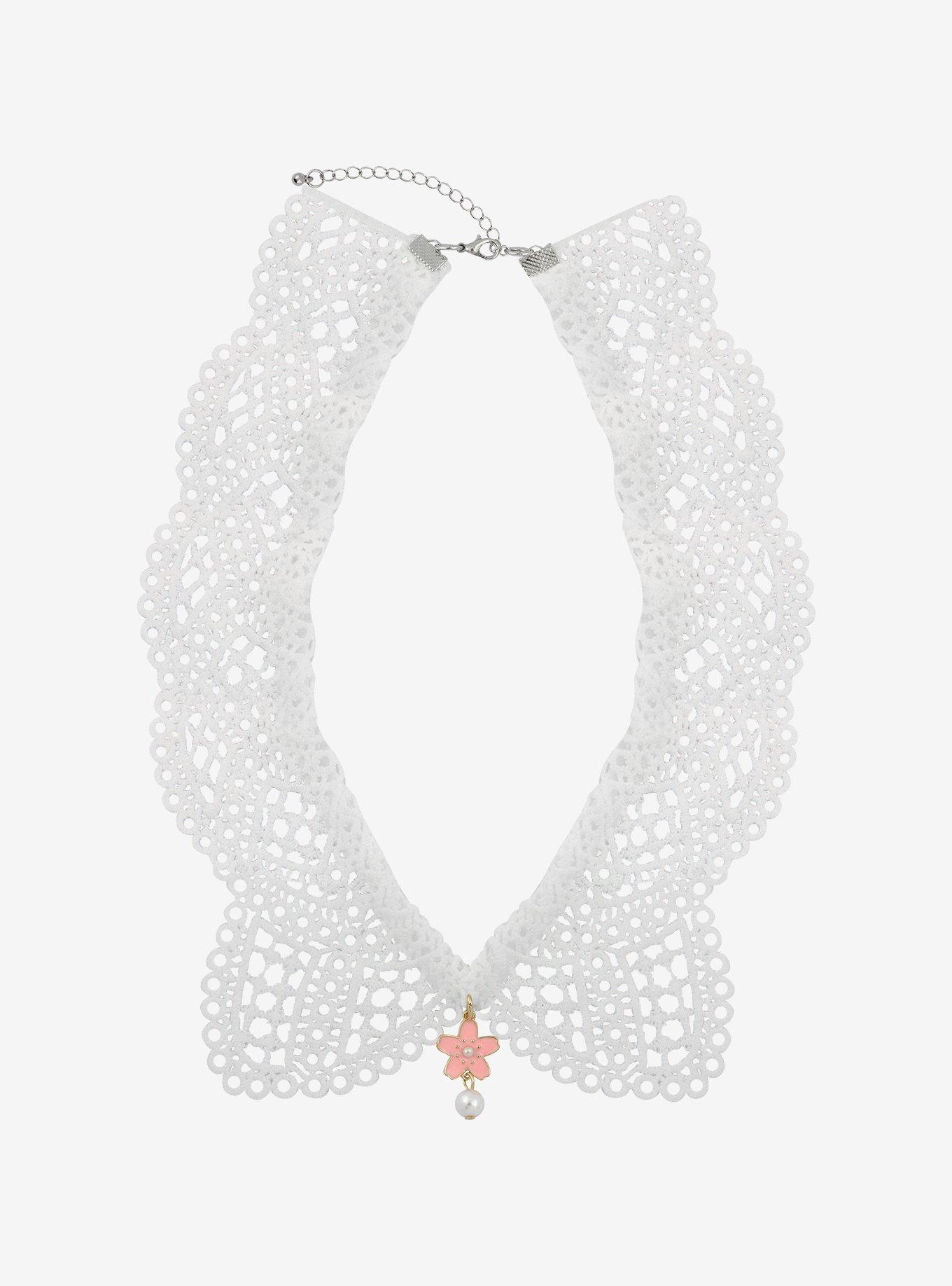 Sakura Lace Collar Choker, , alternate