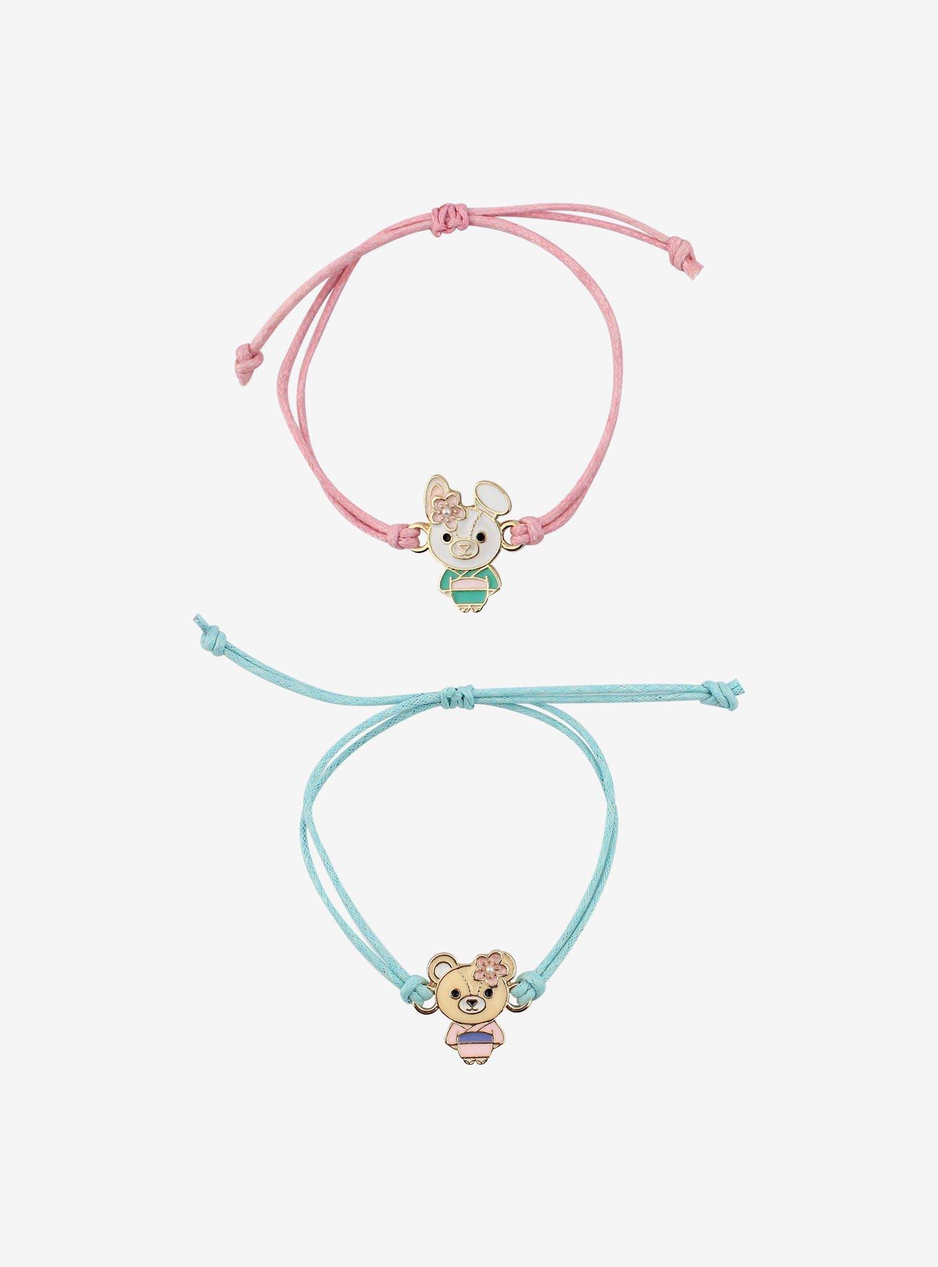 Sakura Bear & Bunny Best Friend Bracelet Set, , alternate