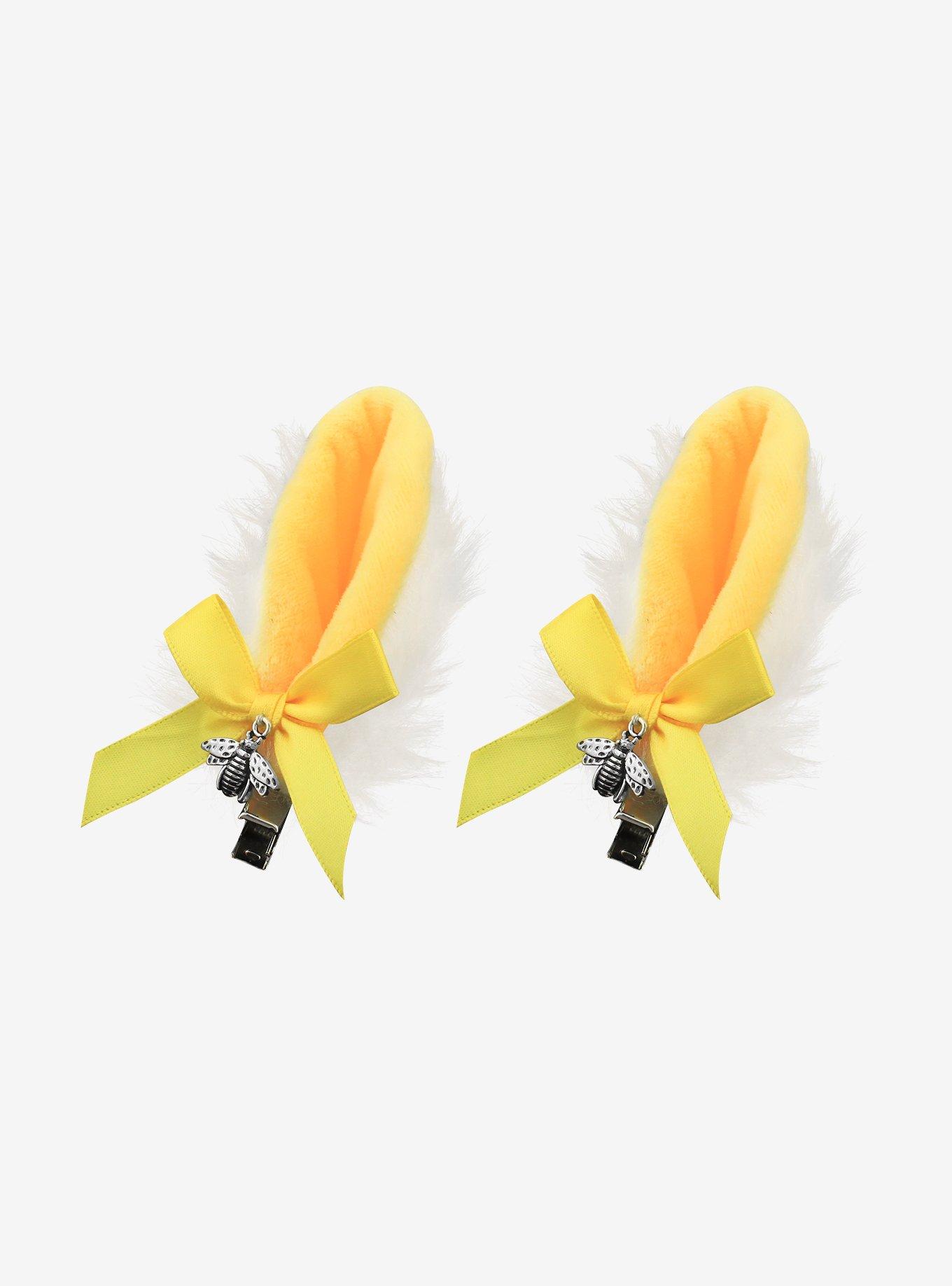 Bumblebee Cat Ear Hair Clips, , alternate