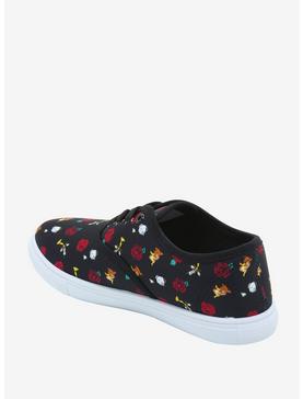 Disney Beauty And The Beast Enchanted Objects Lace-Up Canvas Sneakers, , hi-res