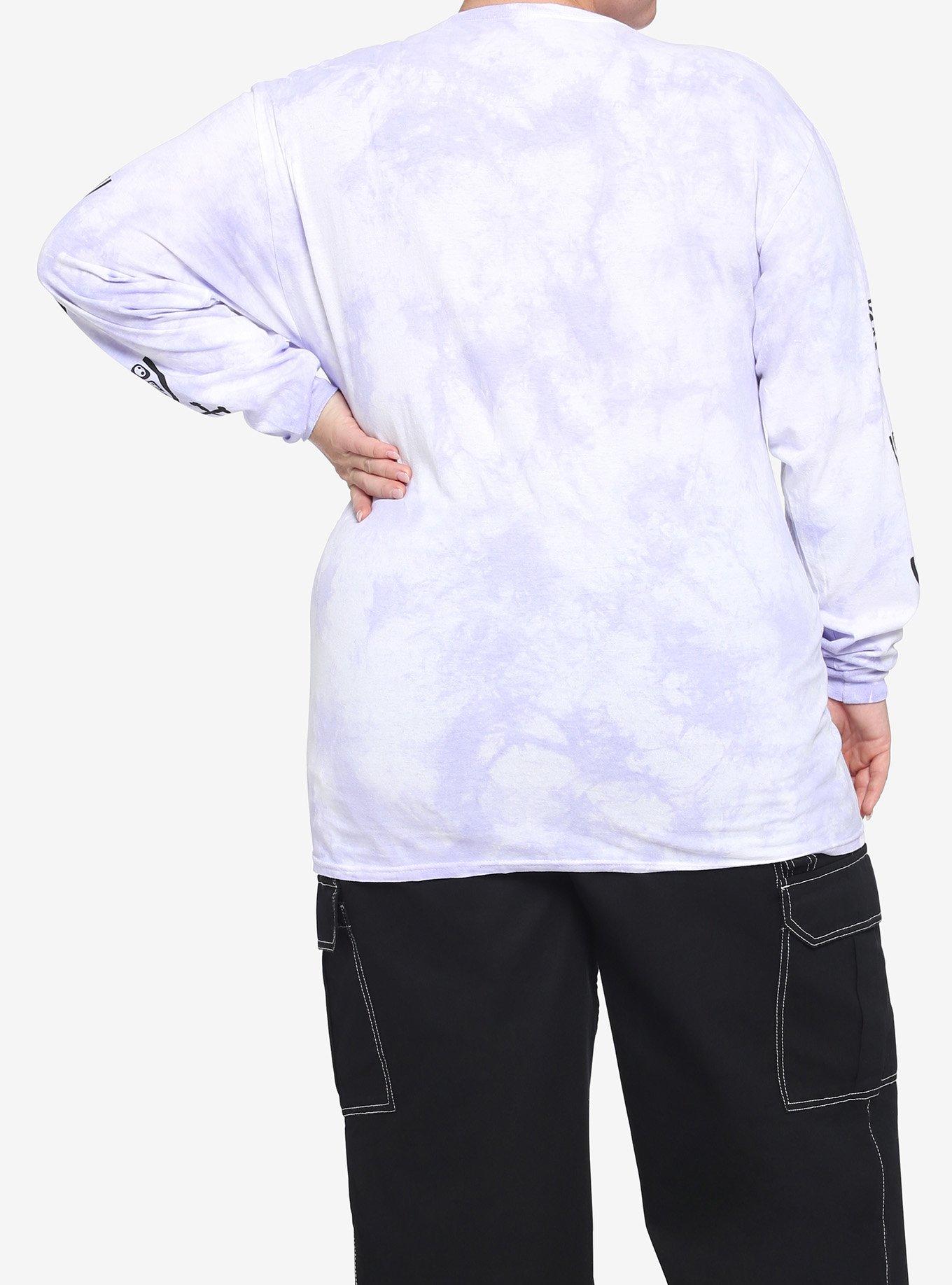 Drink Up Goth Juice Tie-Dye Girls Long-Sleeve T-Shirt Plus Size, MULTI, alternate