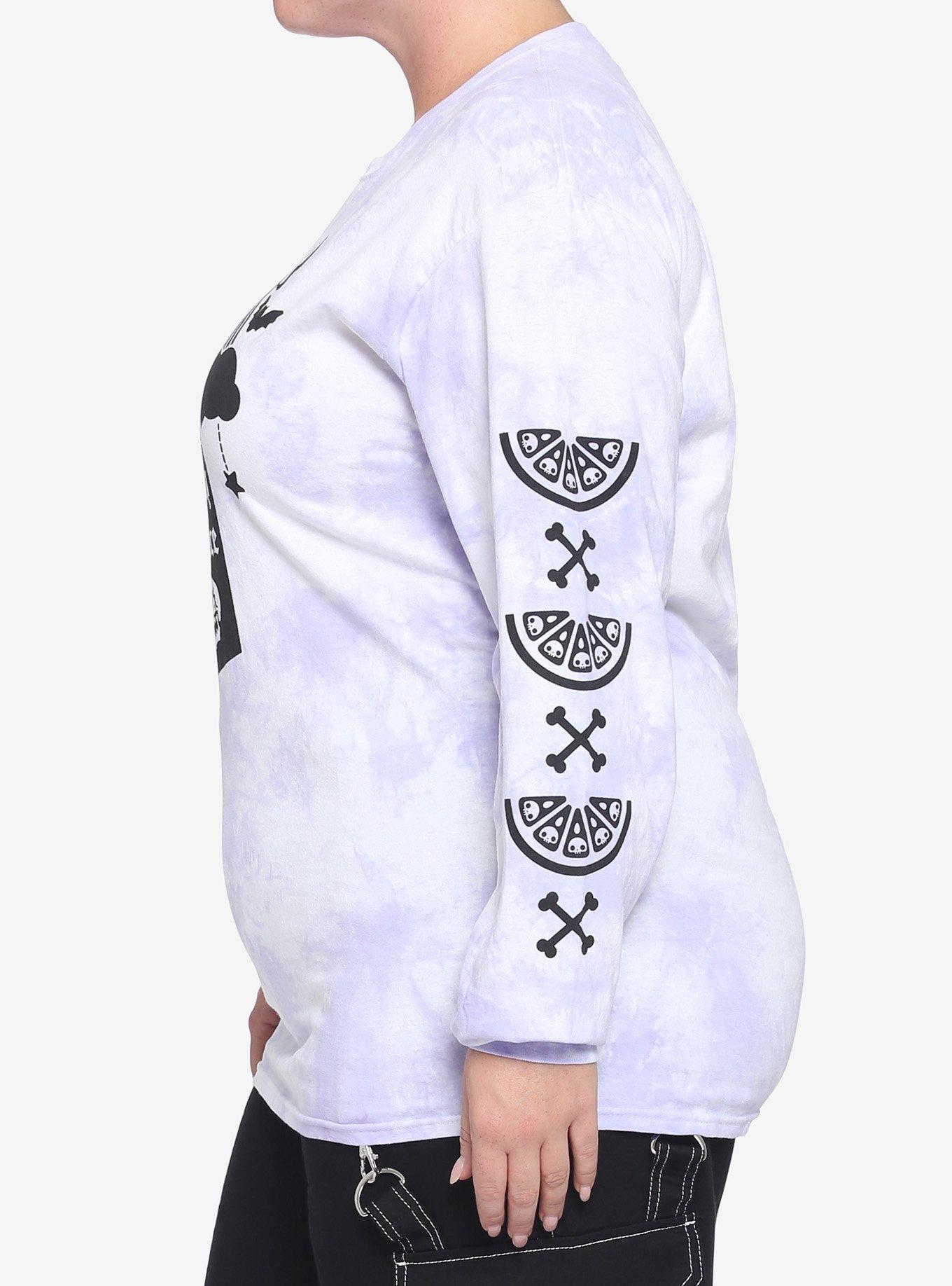 Drink Up Goth Juice Tie-Dye Girls Long-Sleeve T-Shirt Plus Size, MULTI, alternate