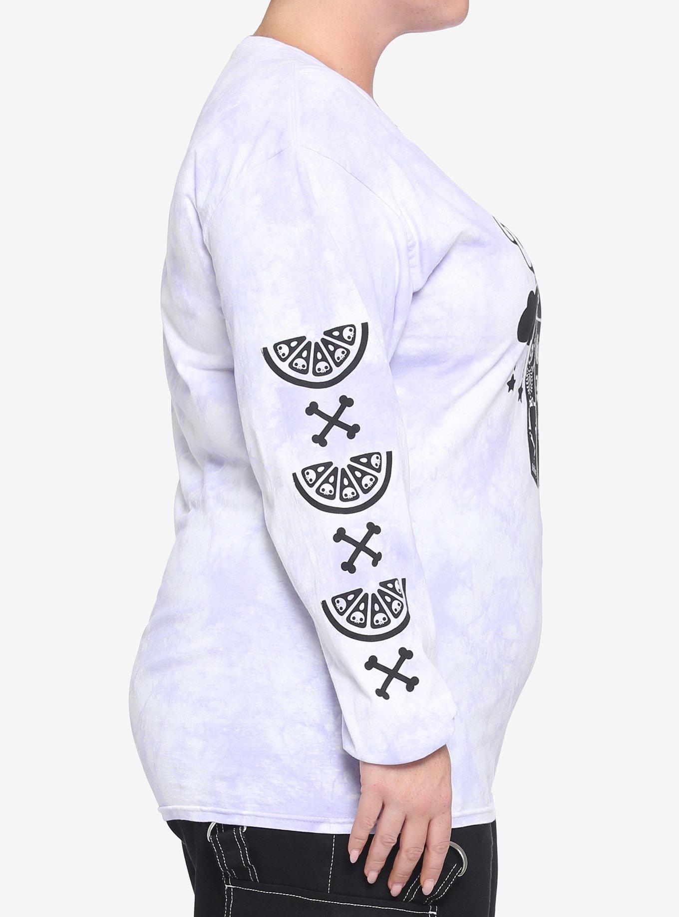 Drink Up Goth Juice Tie-Dye Girls Long-Sleeve T-Shirt Plus Size, MULTI, alternate