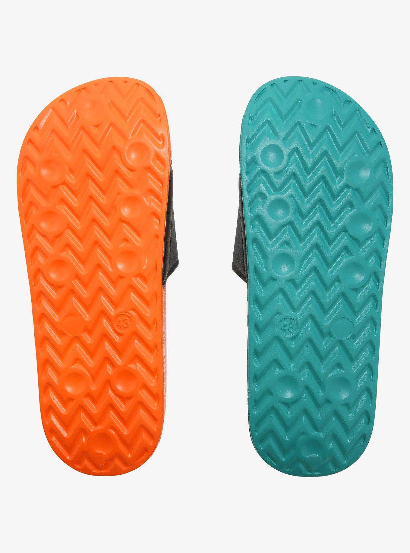 My Hero Academia Deku & Bakugo Slide Sandals, MULTI, alternate