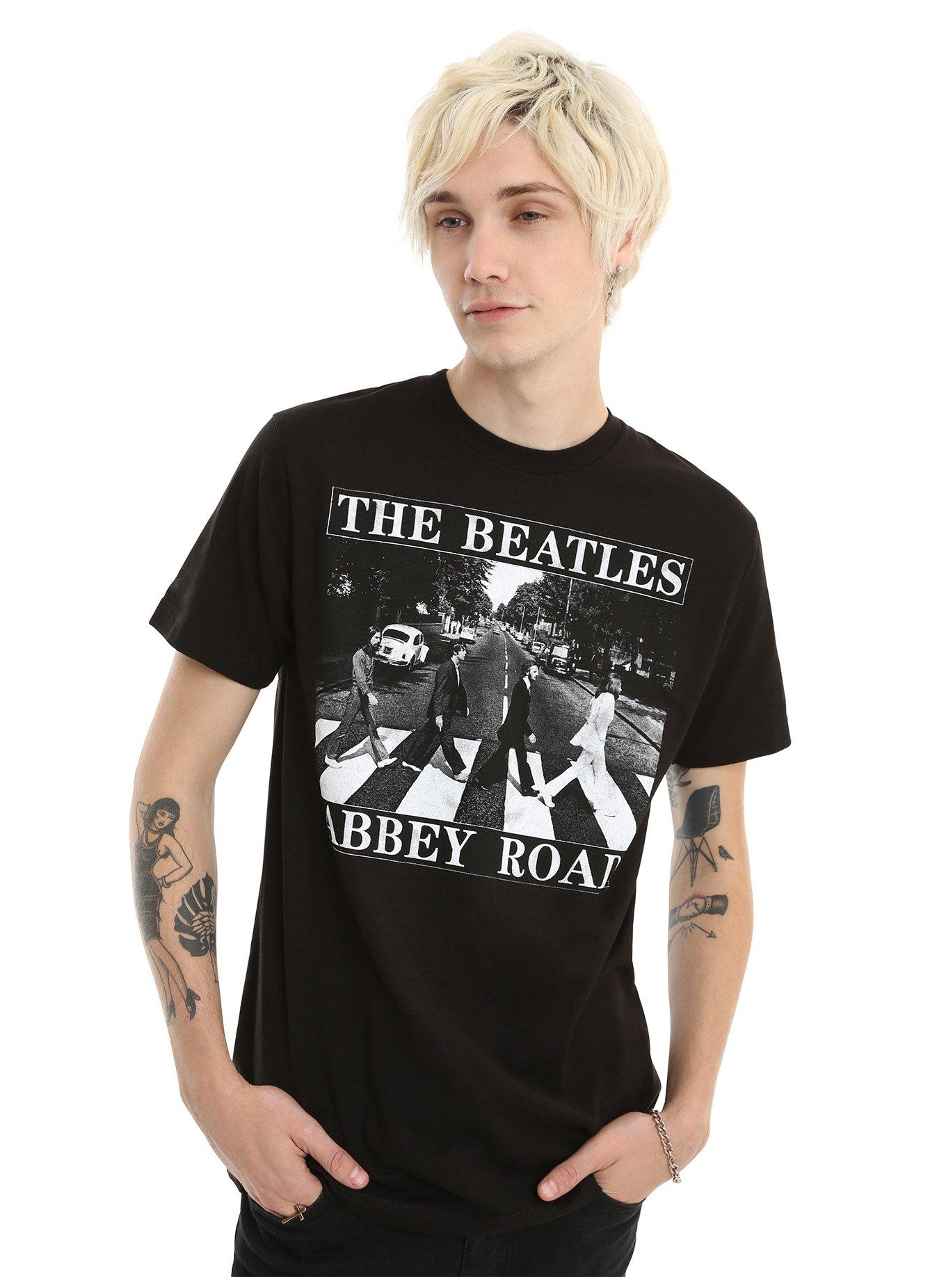  The Beatles Officially Licensed Abbey Road - Come Together  Baseball 3/4 Sleeve T-Shirt (Black-White), Small : Clothing, Shoes & Jewelry