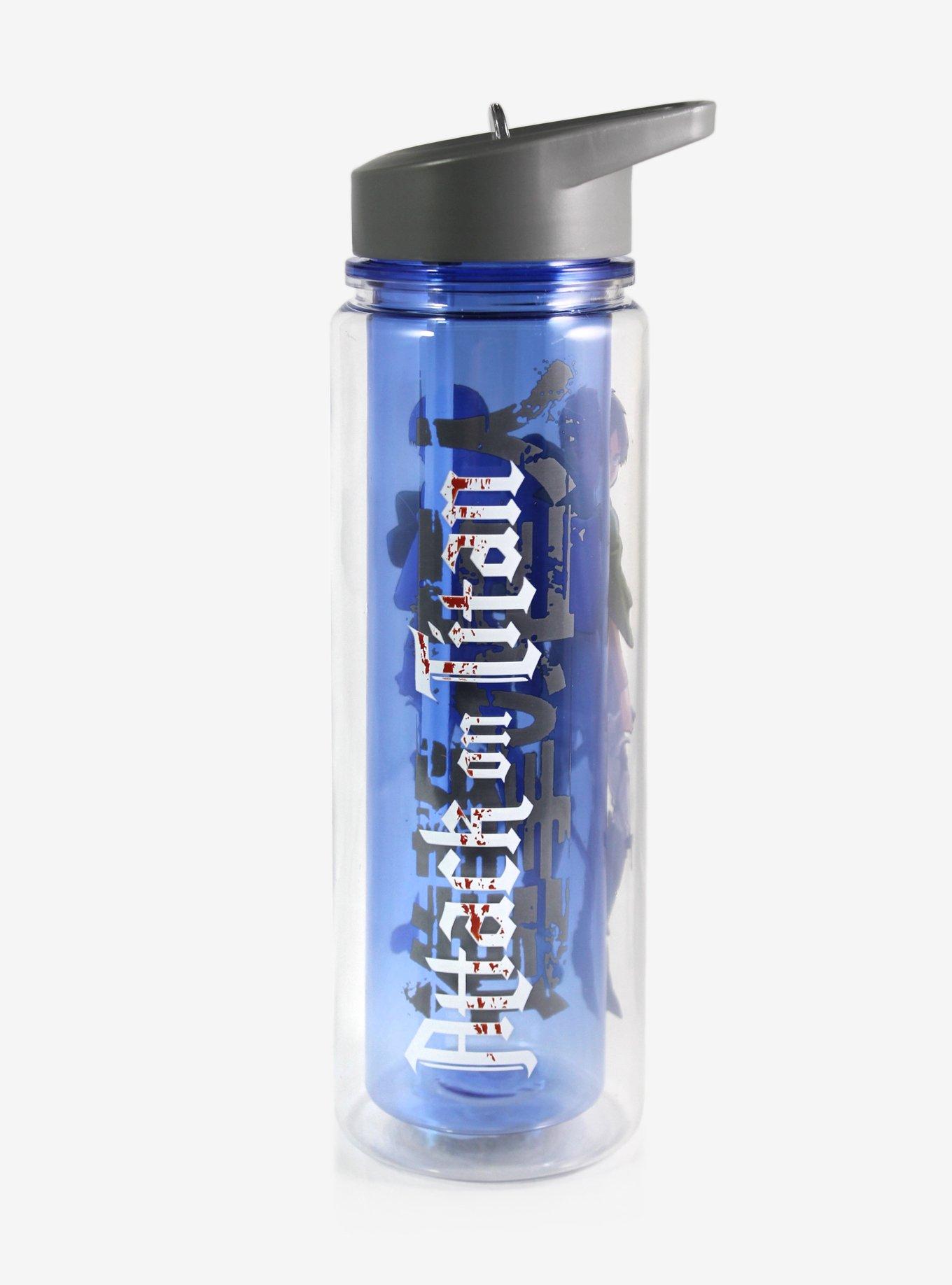 Attack On Titan Levi & Eren Water Bottle, , alternate