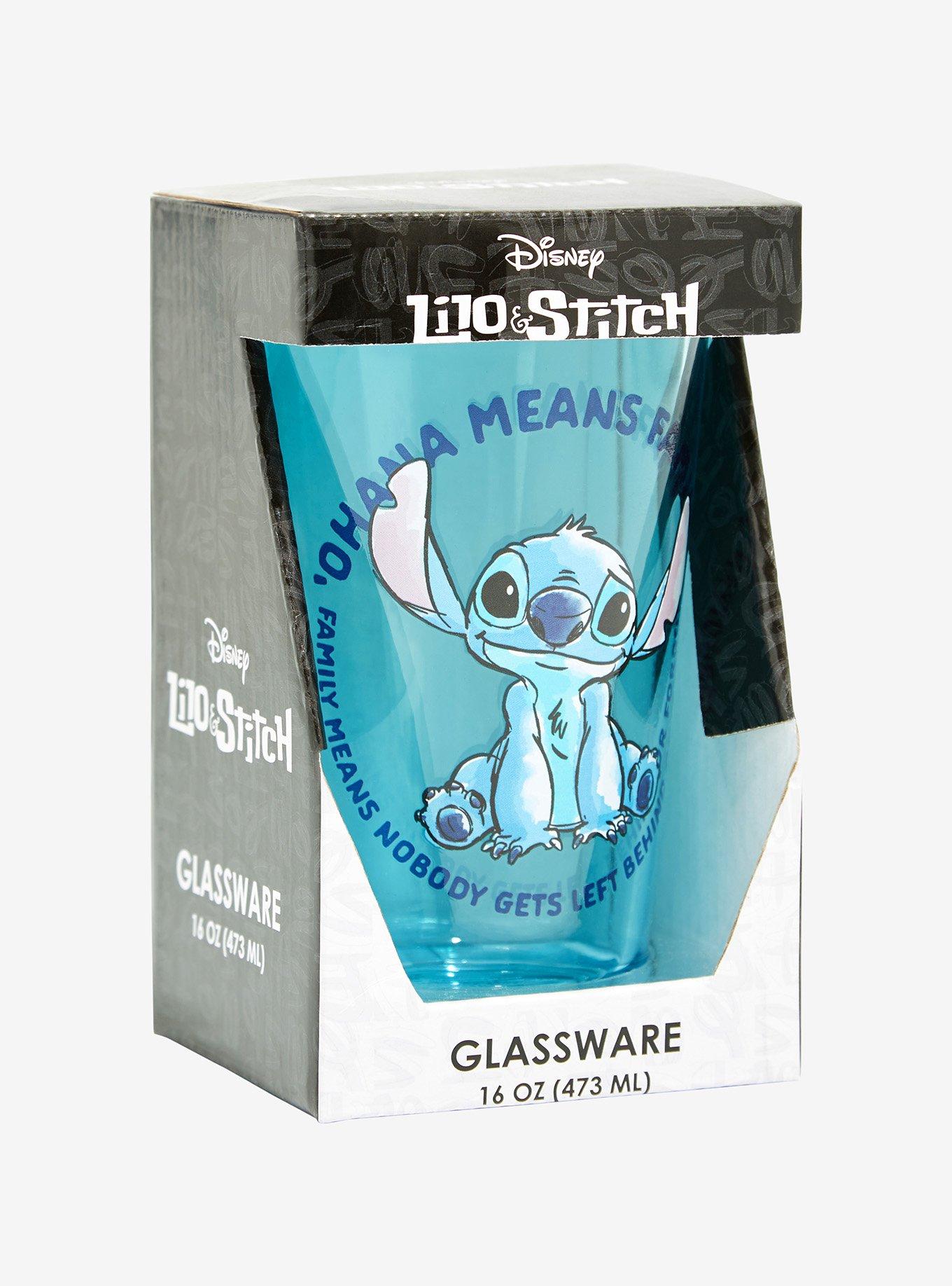 Disney Lilo & Stitch Ohana Means Family Pint Glass, , alternate