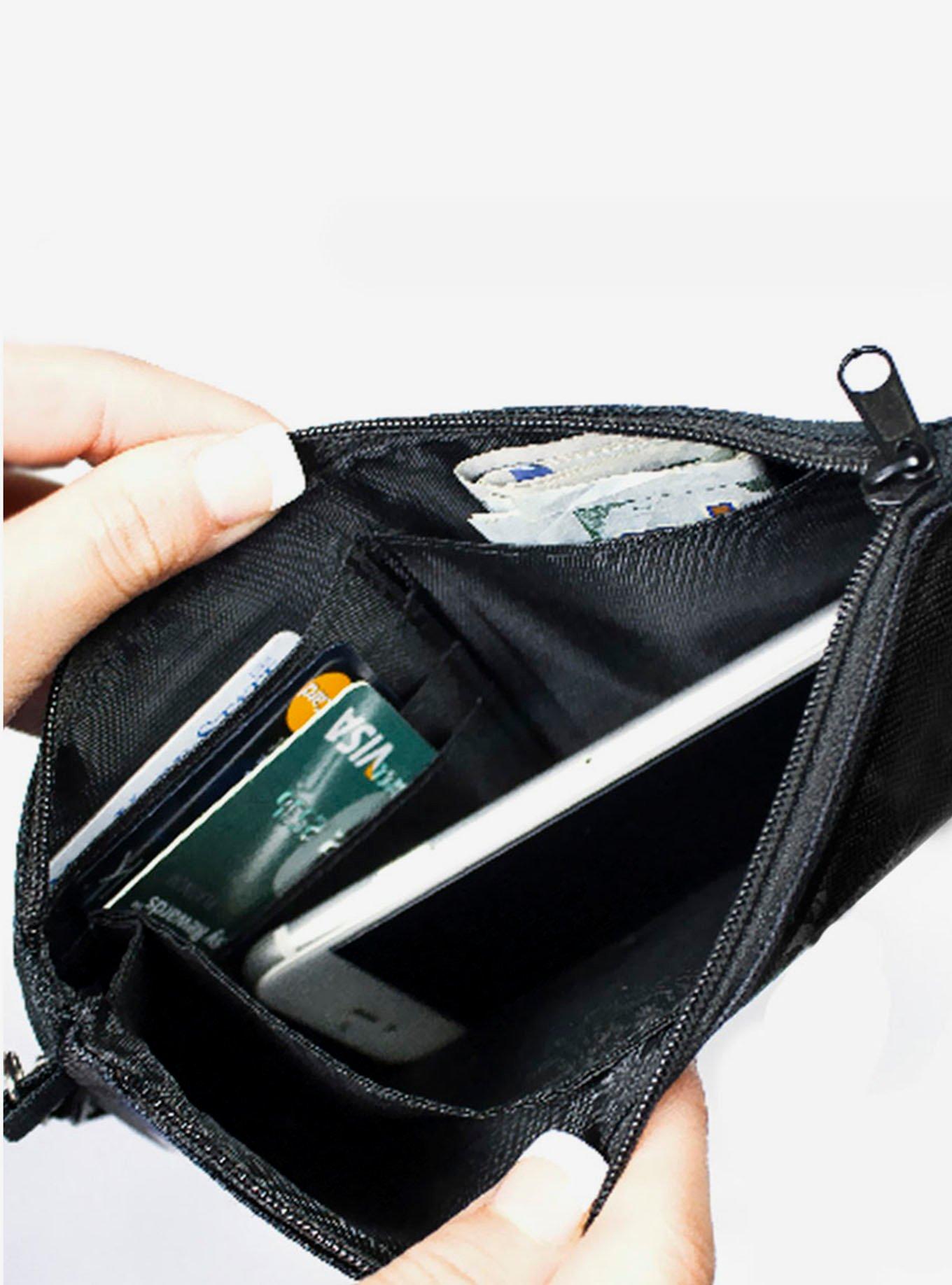 Harry Potter The Wand of Potter Anatomy Canvas Clutch Wallet, , alternate