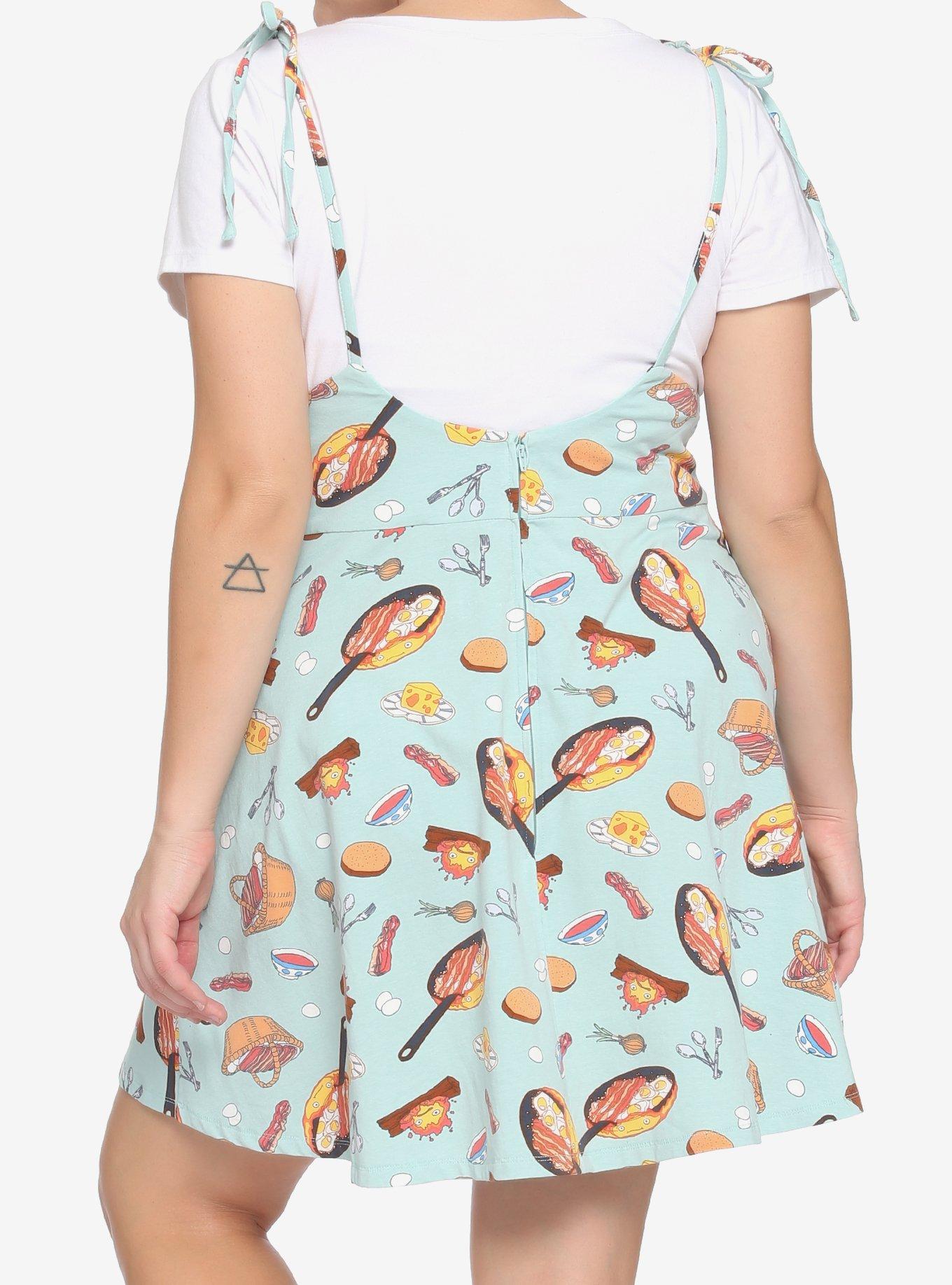 Studio Ghibli Howl's Moving Castle Food Suspender Skirt Plus Size, MULTI, alternate