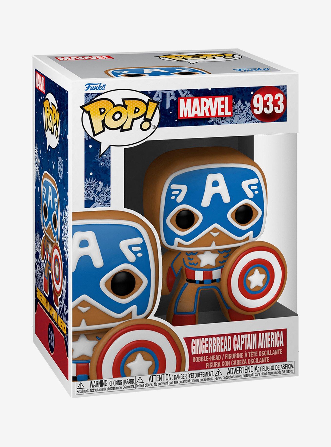 Funko Pop! Marvel Holiday Captain America Vinyl Figure, , alternate