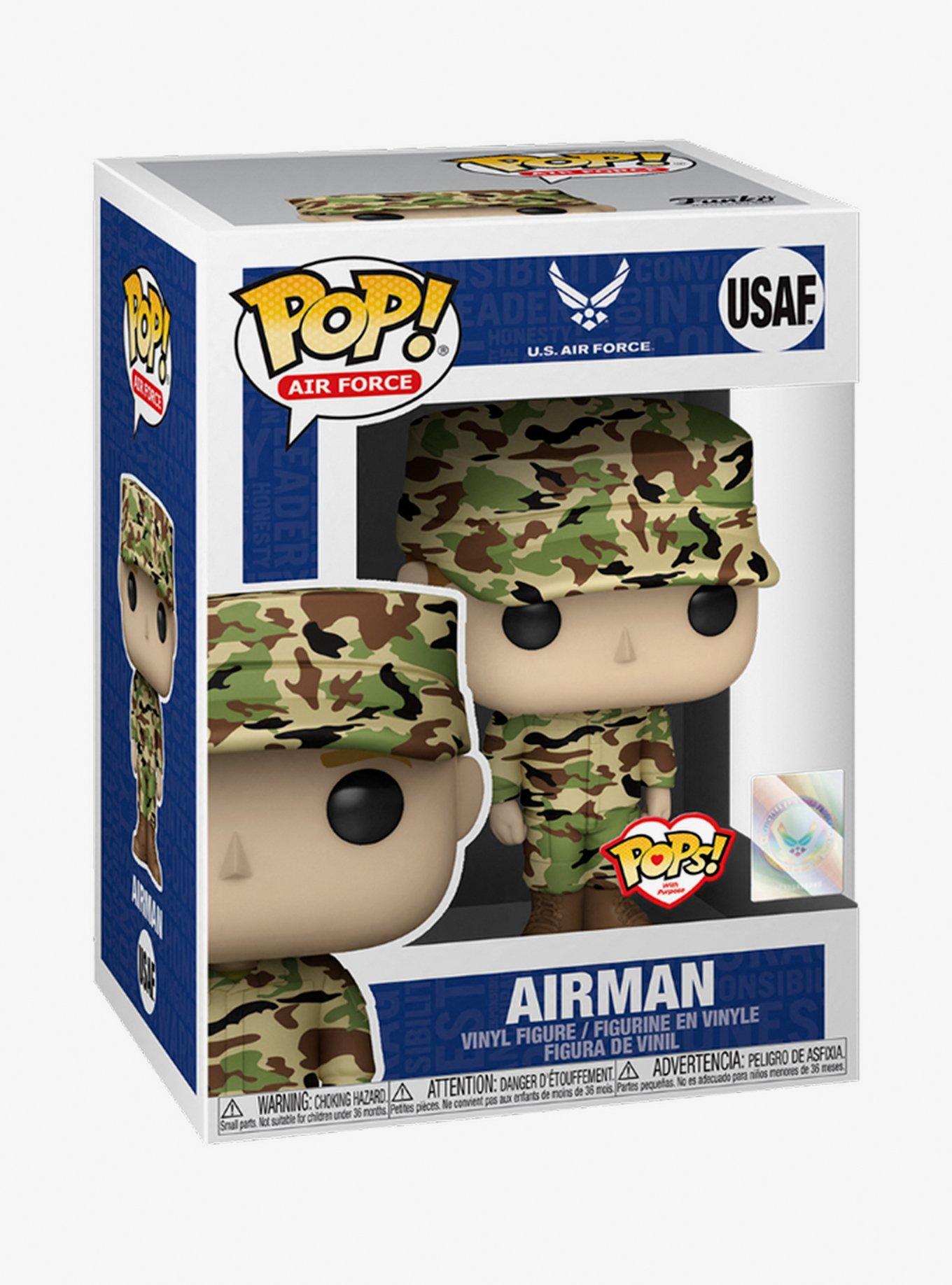 Funko Pop! U.S. Air Force Airman Male Vinyl Figure (Version C), , alternate
