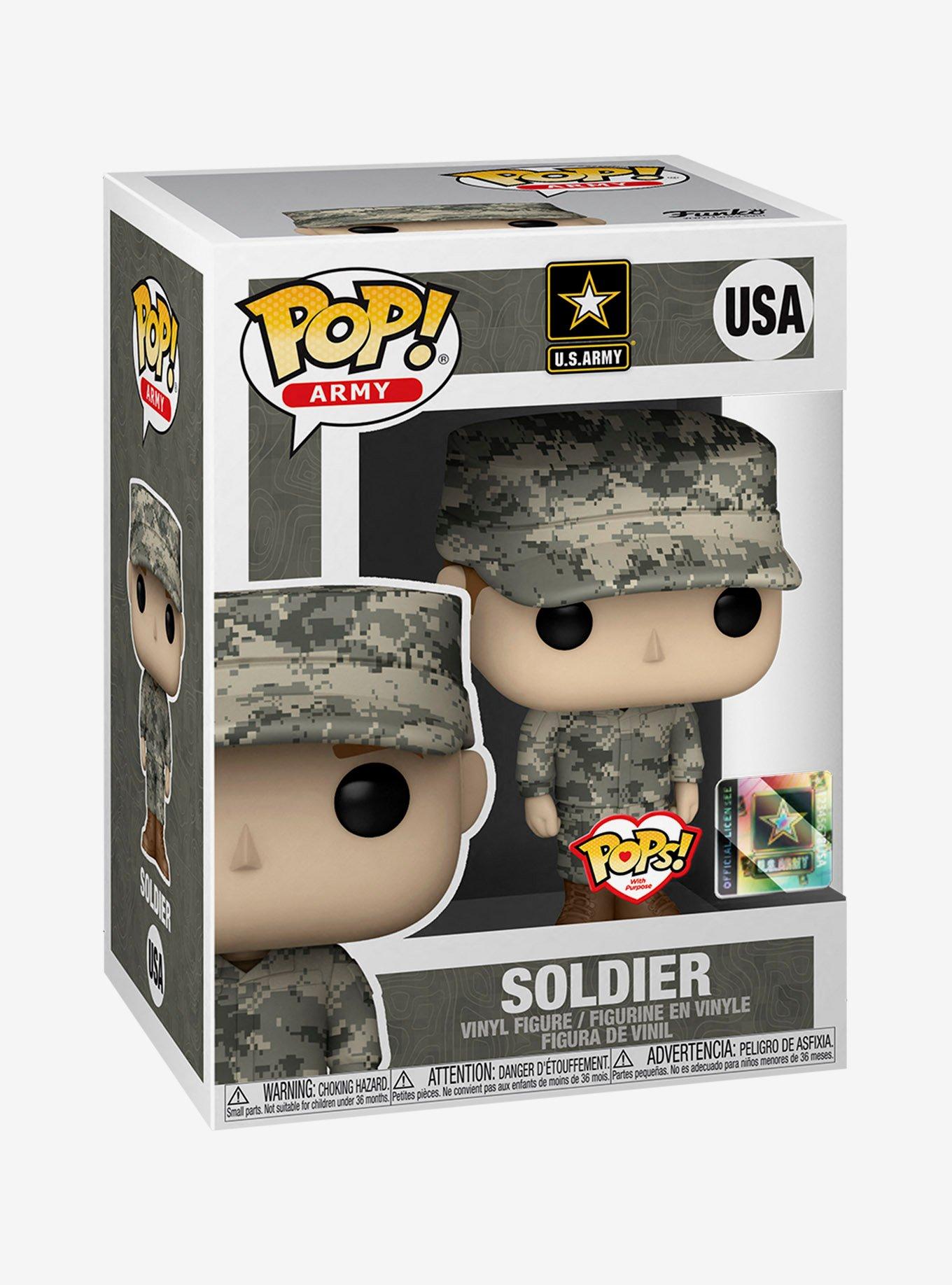 Funko Pop! U.S. Army Soldier Male Vinyl Figure (Version C) | BoxLunch