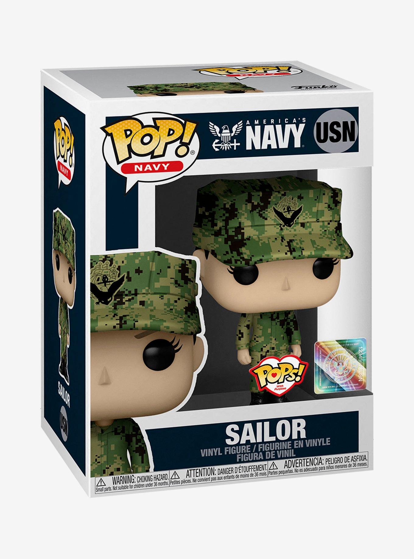 Funko Pop! U.S. Navy Sailor Female Vinyl Figure (Version C), , alternate