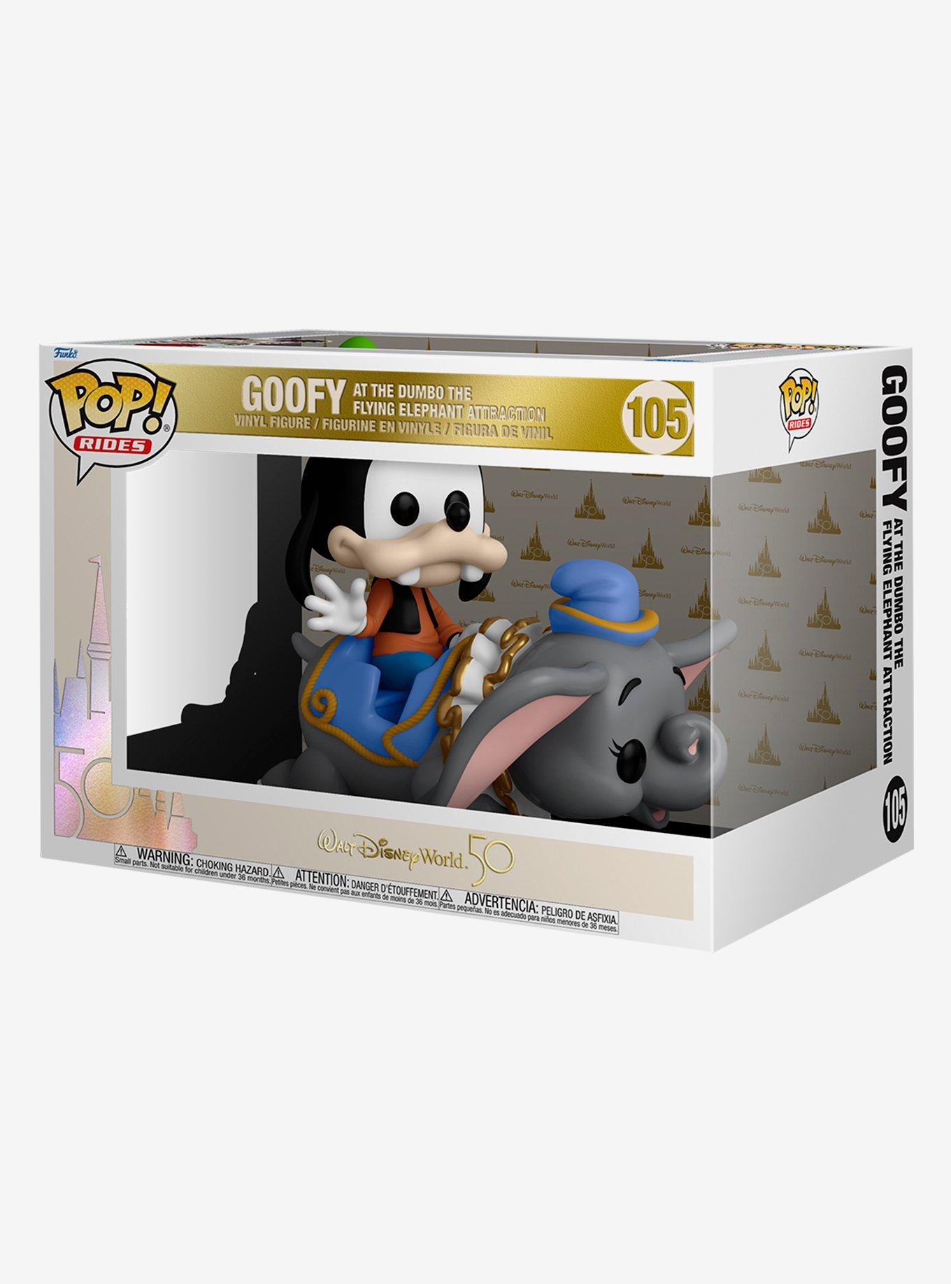 Funko Pop! Rides Walt Disney World 50th Anniversary Goofy at the Dumbo the Flying Elephant Attraction Vinyl Figure, , alternate