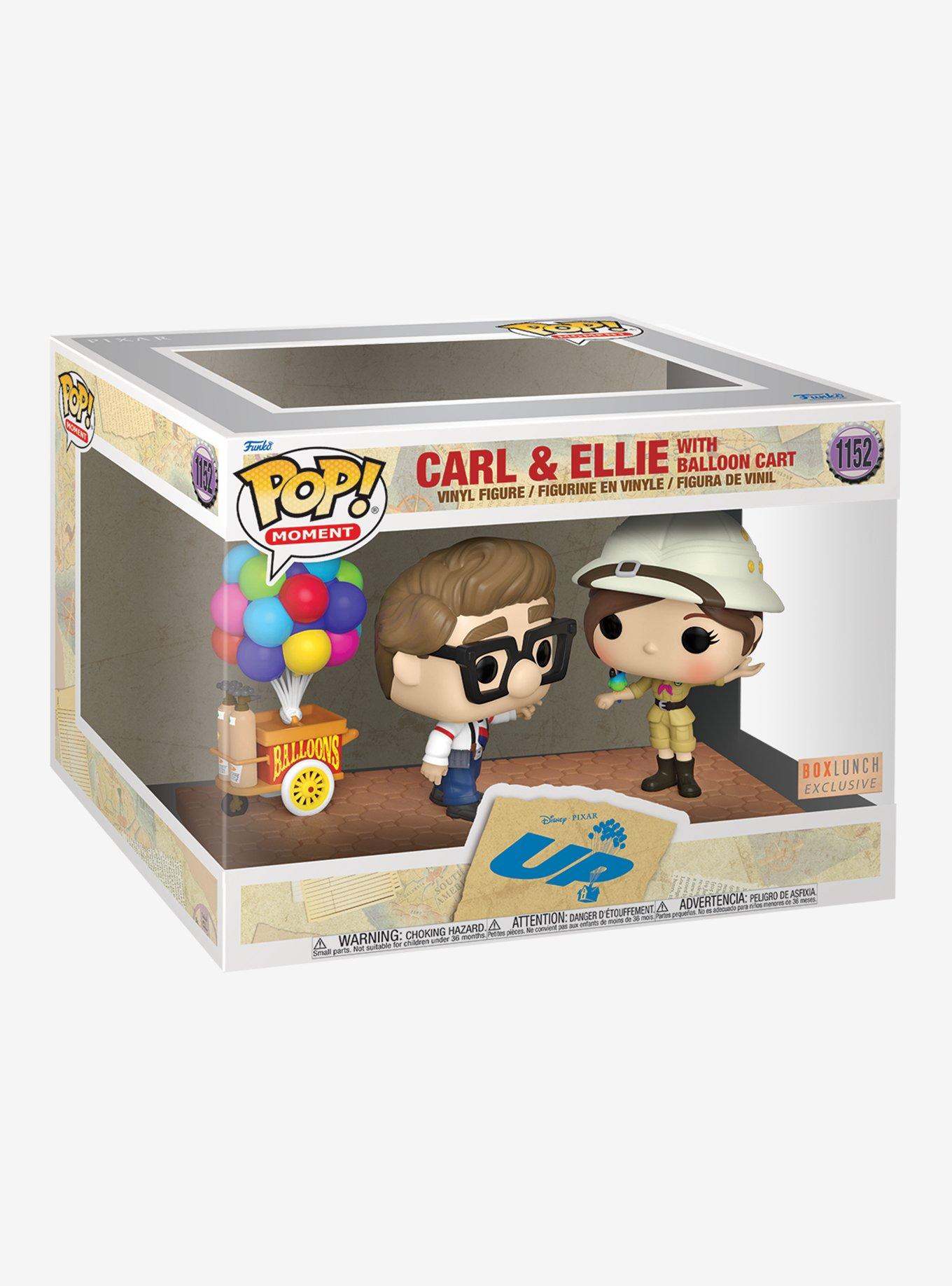 Funko Pop! Moment Disney Pixar Up Carl & Ellie with Balloon Cart Vinyl  Figures - BoxLunch Exclusive