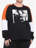 Halloween Michael Myers Color-Block Girls Long-Sleeve T-Shirt Plus Size, MULTI, alternate