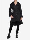 Black Brocade Coat, BLACK, alternate