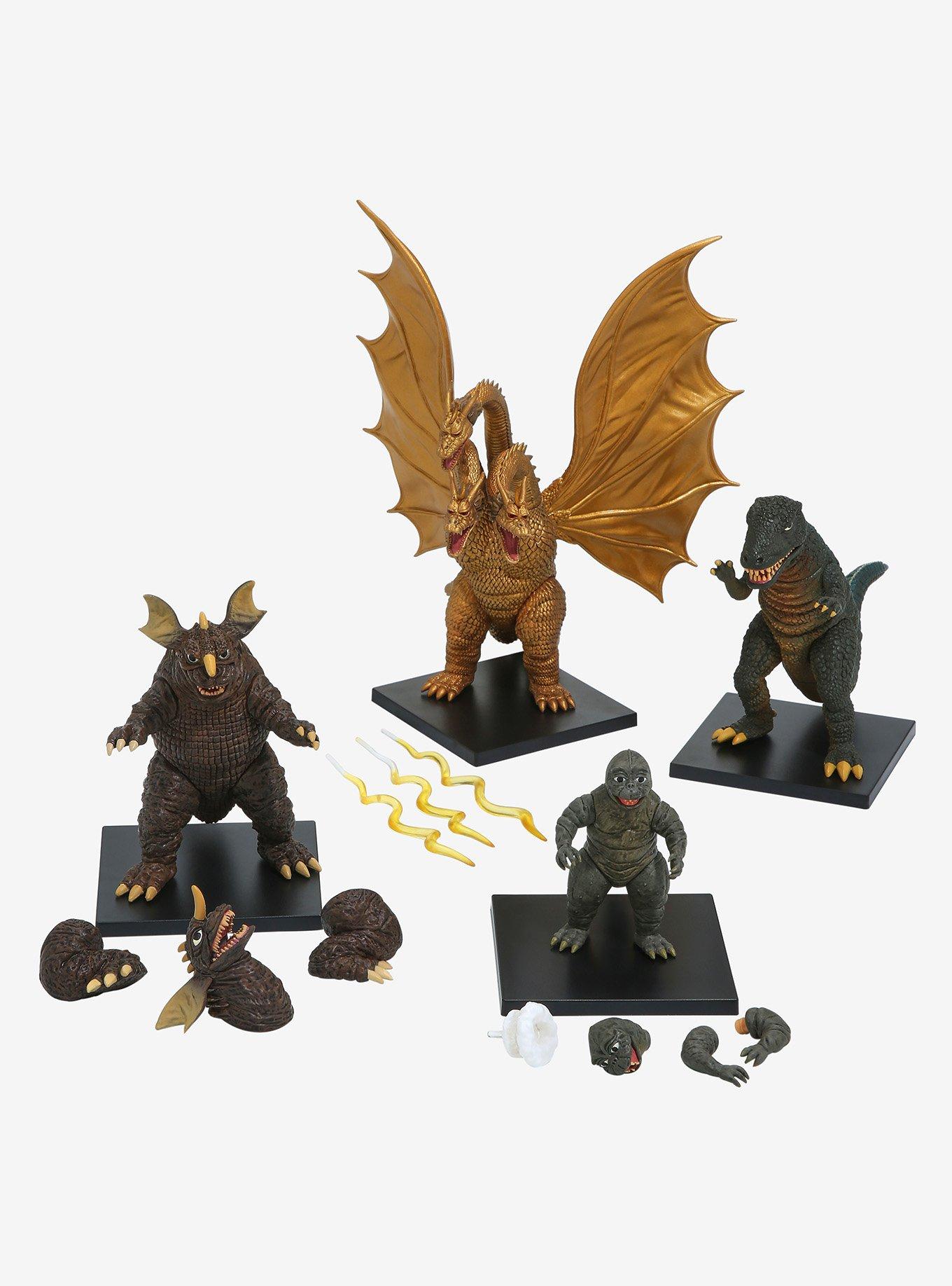 Godzilla Destroy All Monsters 5 Points XL Round 2 Figure Set, , alternate