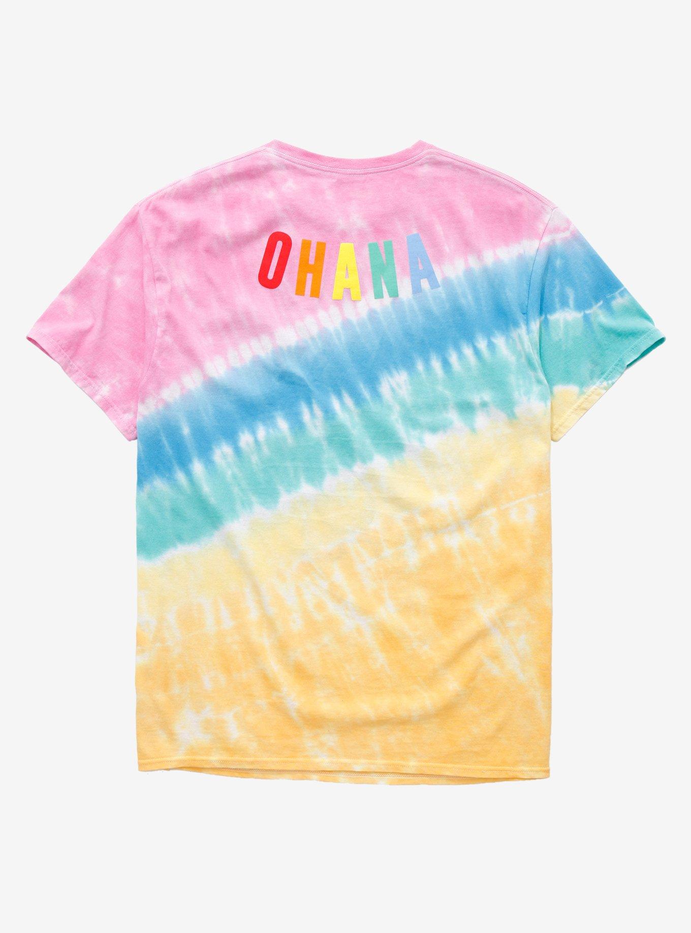 Disney Pride Lilo & Stitch Stitch with Ice Cream Tie-Dye T-Shirt - BoxLunch Exclusive, MULTI, alternate