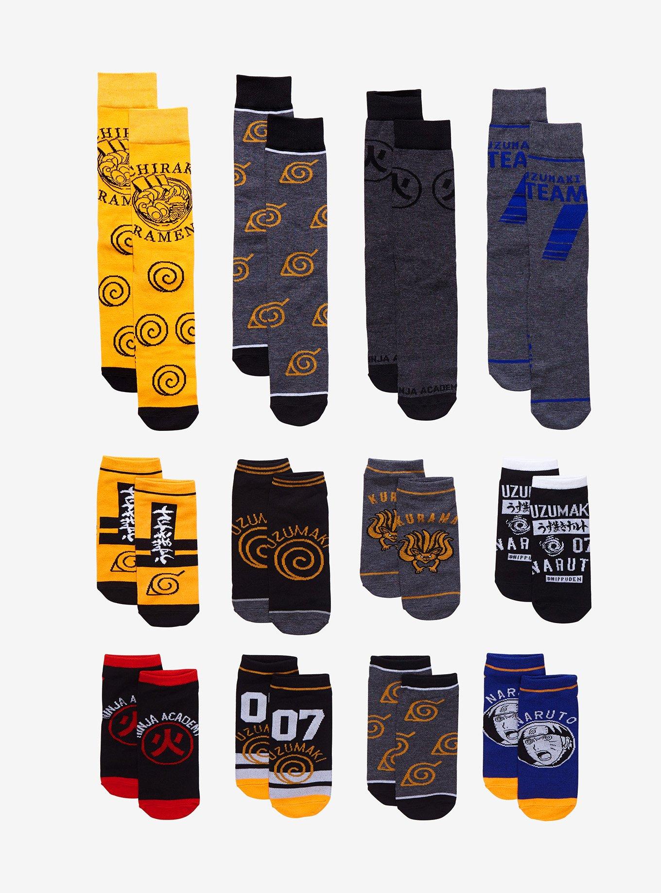 Naruto Shippuden 12 Days of Socks Advent Box Set, , alternate