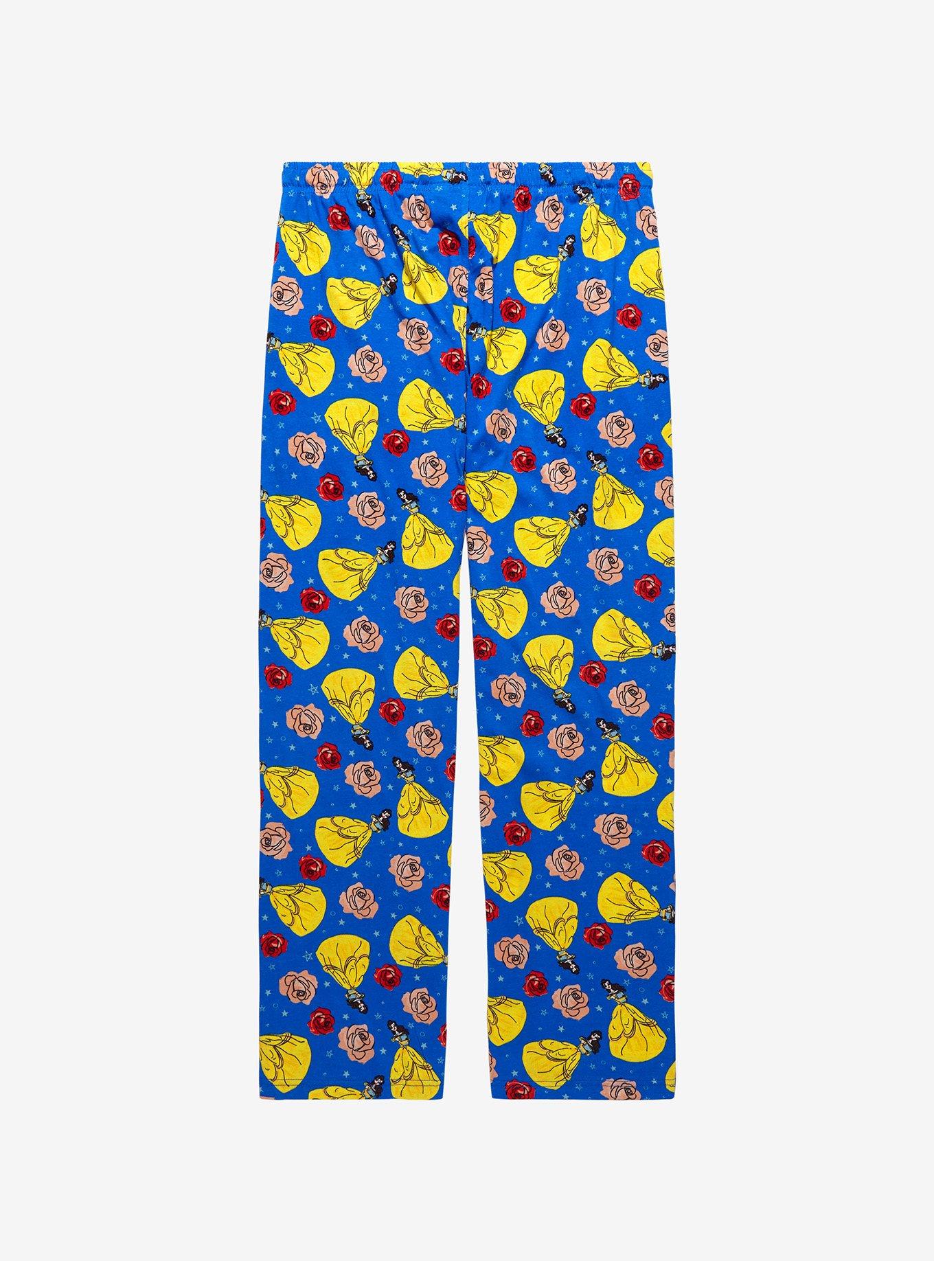 Disney Beauty and the Beast Belle & Roses Allover Sleep Pants - BoxLunch Exclusive, MULTI, alternate