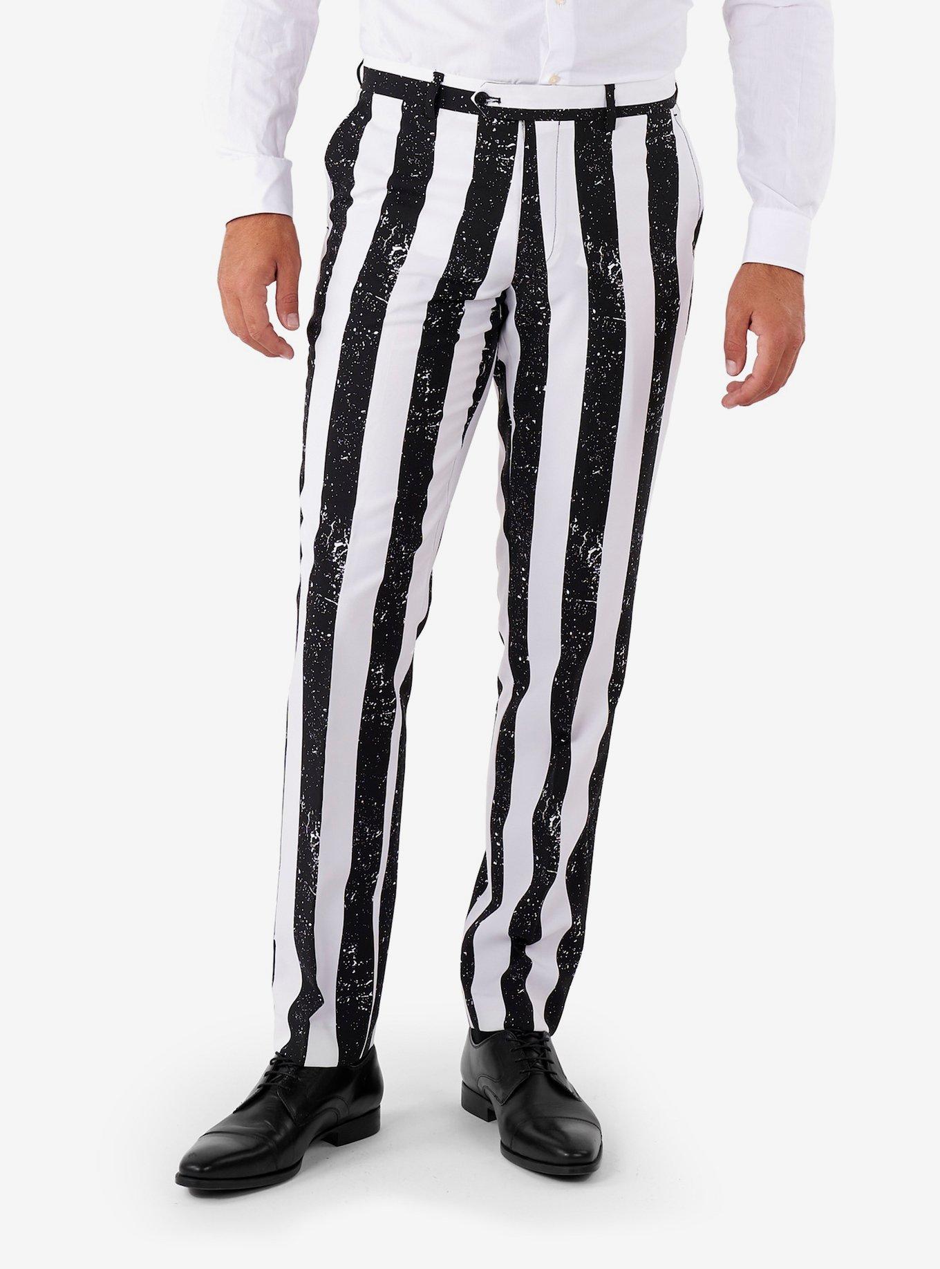 Opposuits Beetlejuice Suit, BLACK  WHITE, alternate