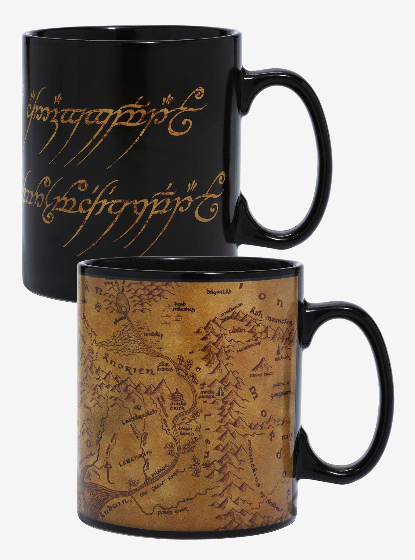 The Lord of the Rings Ring Verse Heat Changing Mug, , alternate