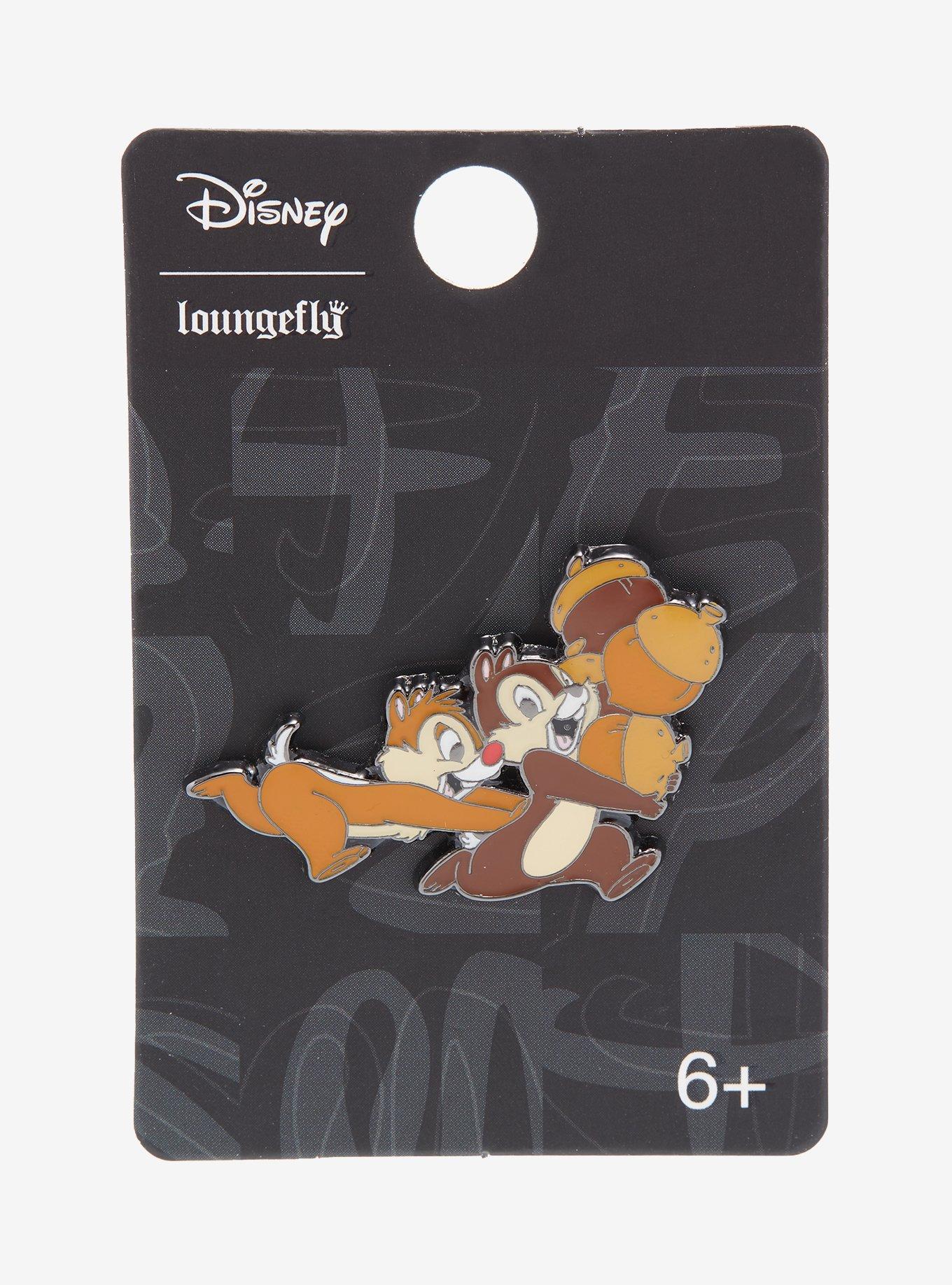 Loungefly Disney Chip 'N Dale Acorn Enamel Pin, , alternate