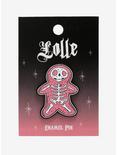 Skeleton Cookie Enamel Pin By Lolle, , alternate