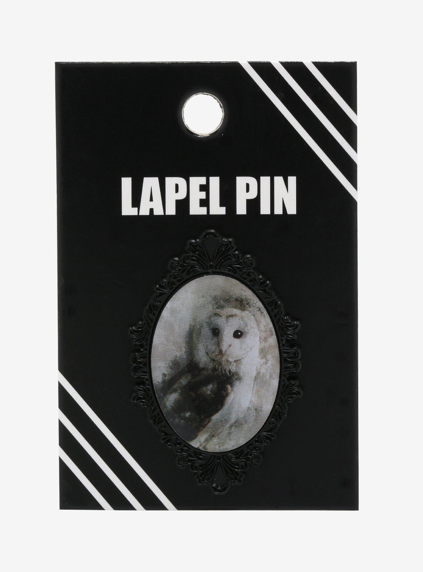 Owl Brooch Enamel Pin, , alternate