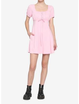 Pastel Pink Empire Dress, , hi-res