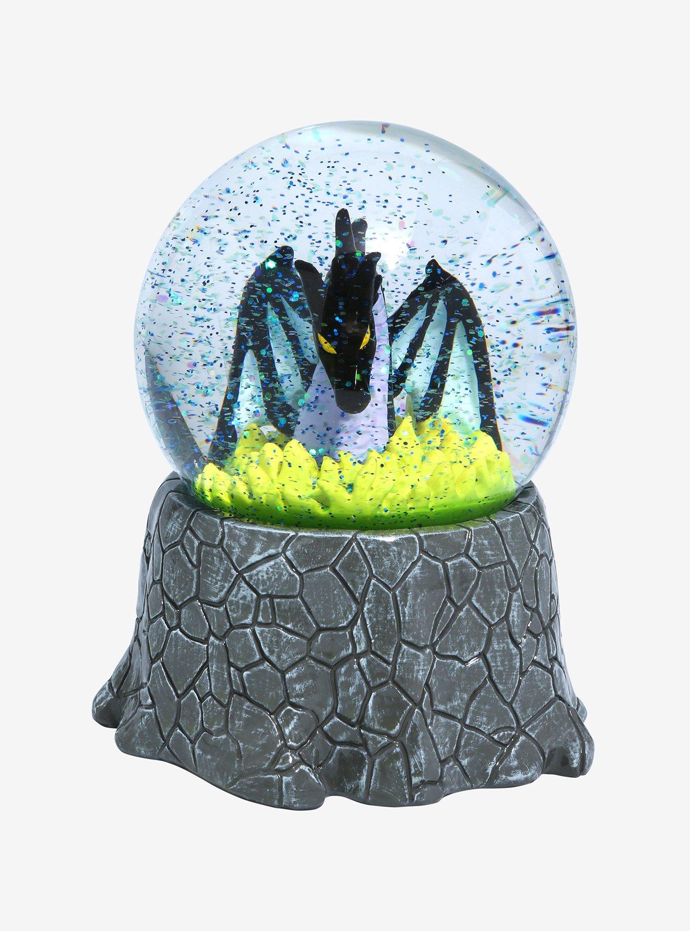 Disney Sleeping Beauty Dragon Maleficent Snow Globe, , alternate