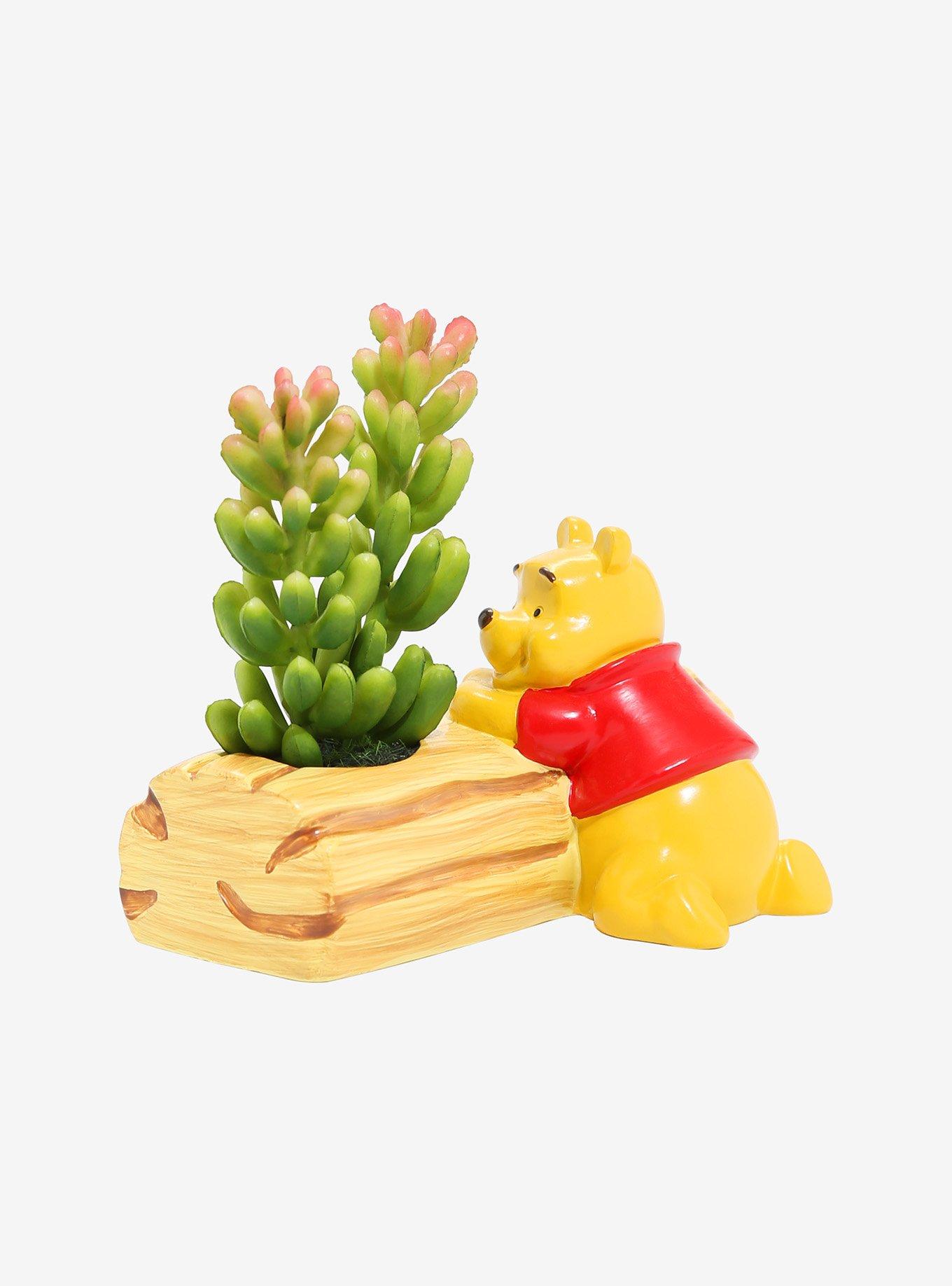 Disney Winnie the Pooh Log Faux Succulent Planter, , alternate