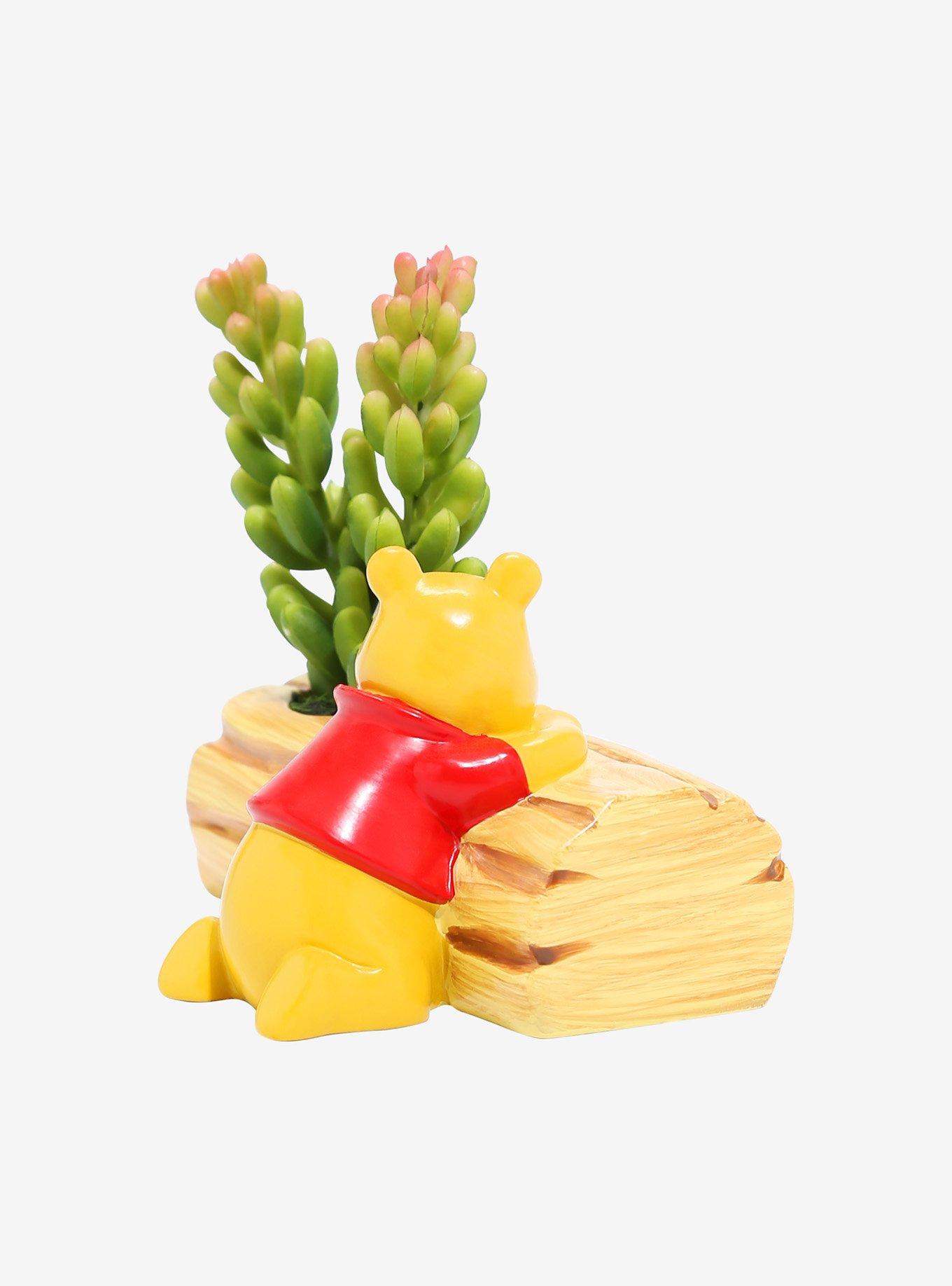 Disney Winnie the Pooh Log Faux Succulent Planter, , alternate