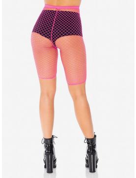Net Biker Shorts Pink, , hi-res